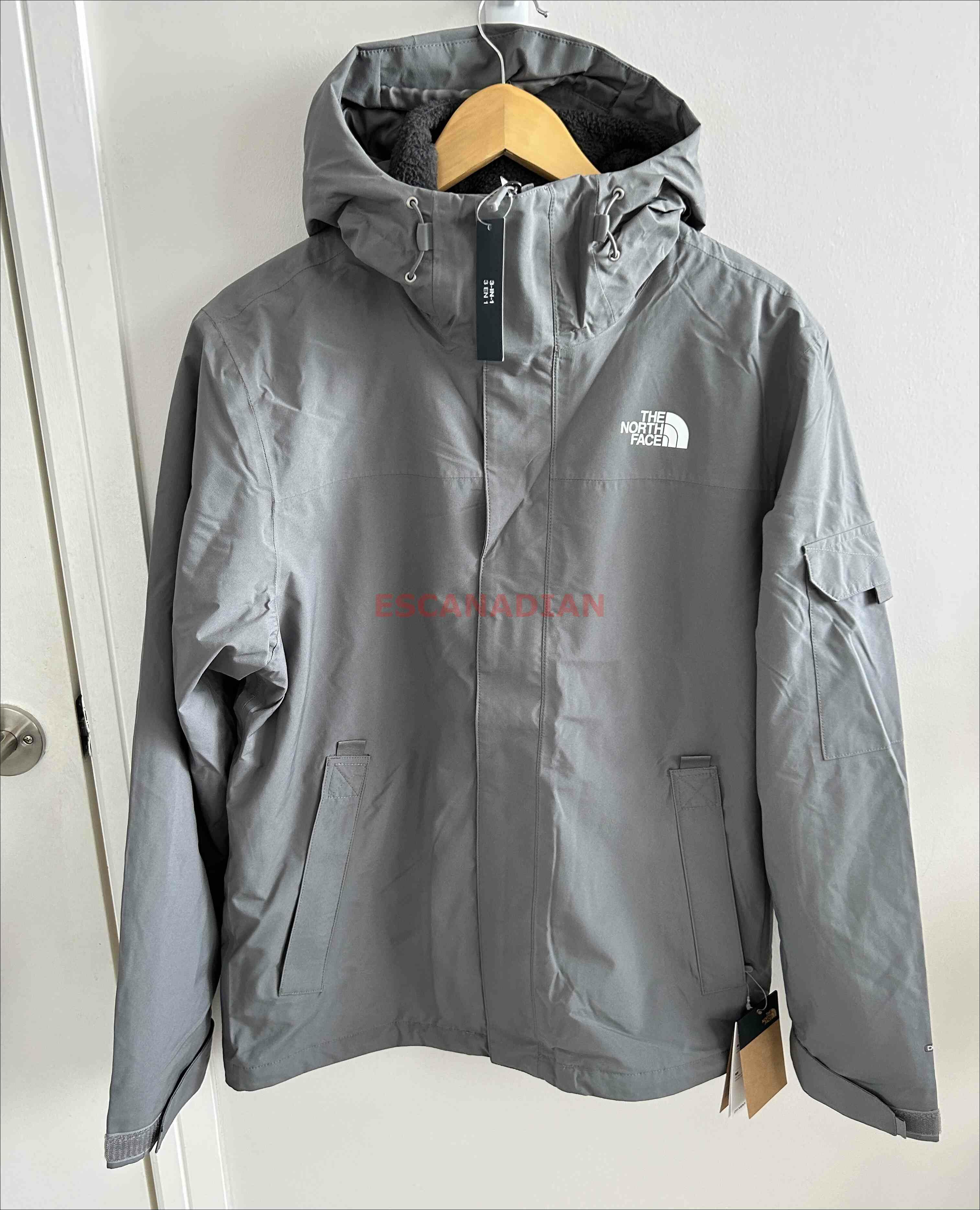 THE NORTH FACE 男大人 三合一 TORO 搖立絨刷毛內裡 防風 防水 連帽 風衣外套 (內裡可單穿)