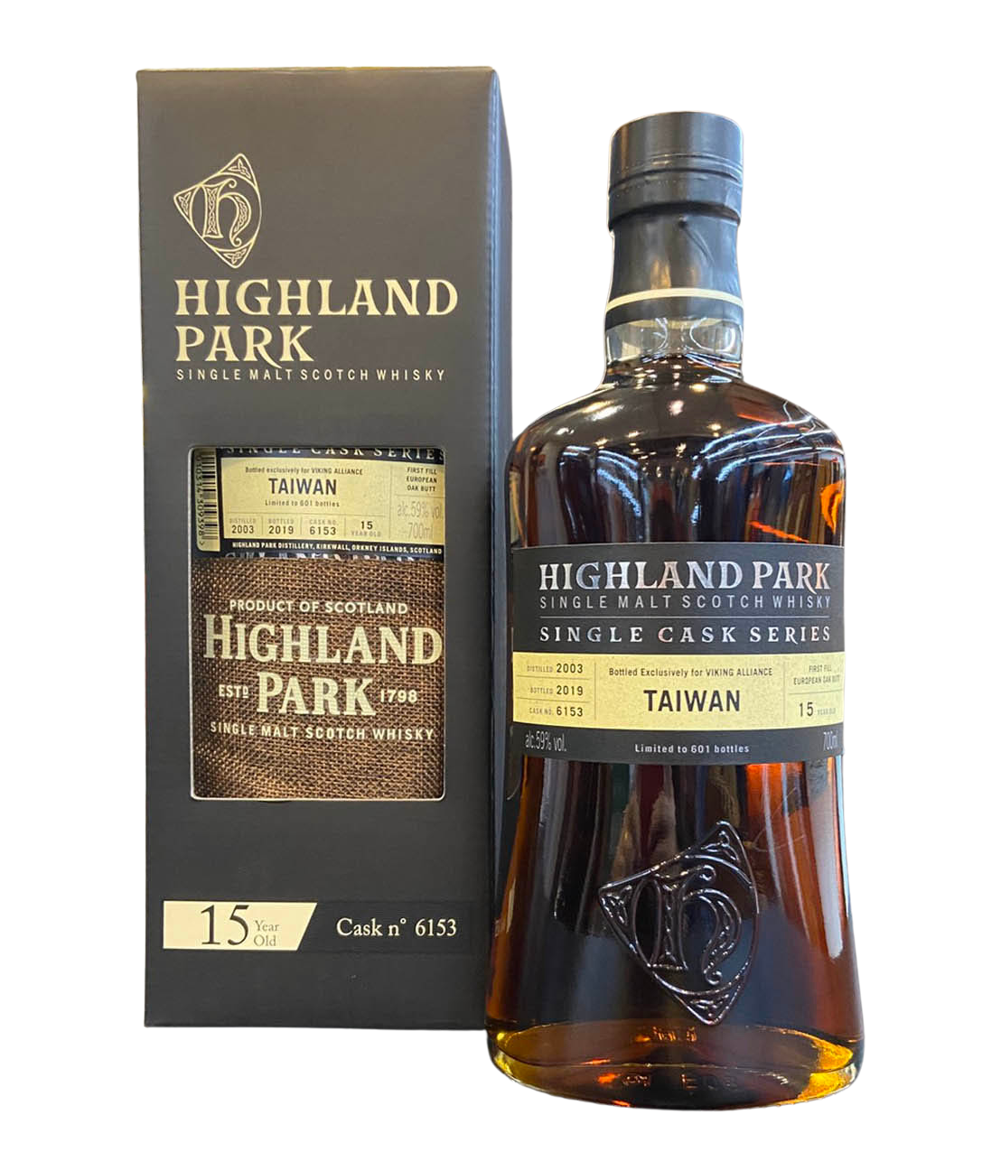 高原騎士 15年 台灣限定單桶原酒 #6153(2003-2019)