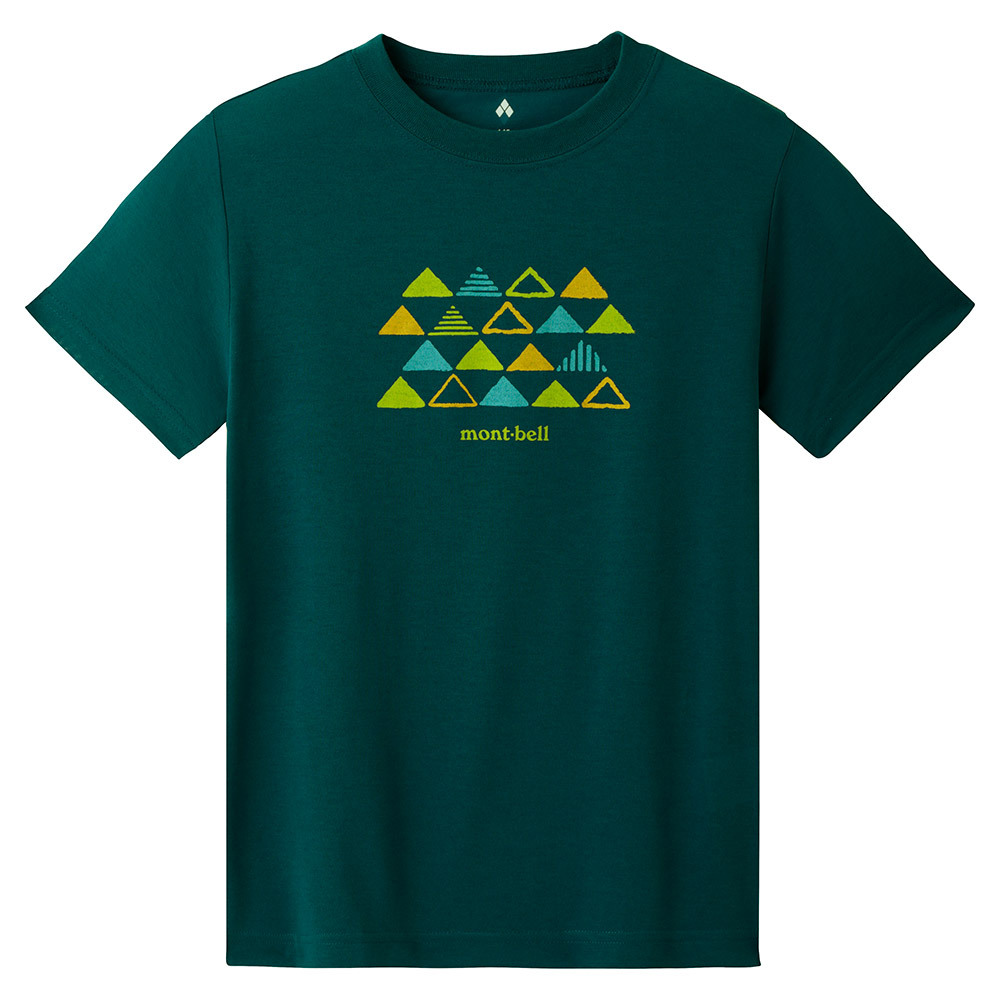 【特價款】日本montbell: 快乾透氣 Wickron T Kid's Yamamonyou 130 - 160