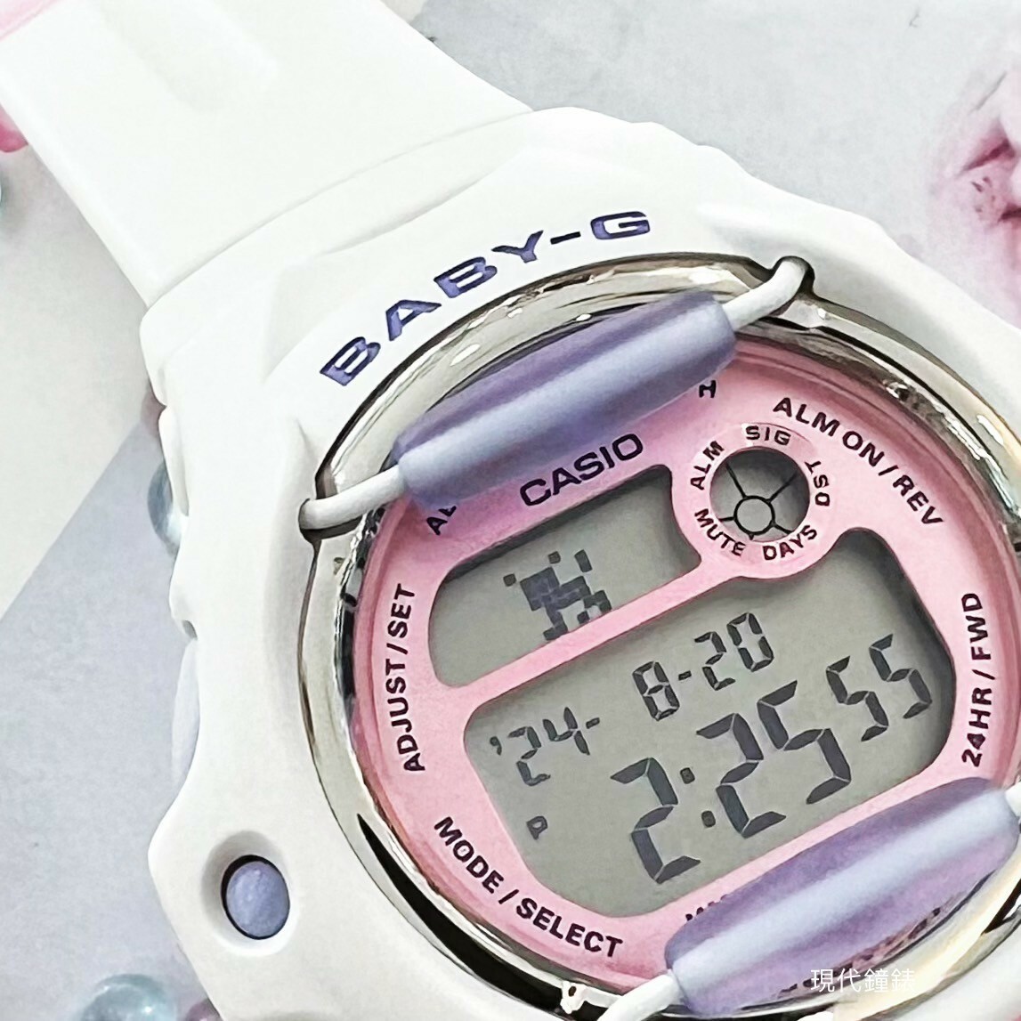 【Baby-G】夏日海灘多彩繽紛電子錶BG-169PB-7D 42.6mm 現代鐘錶