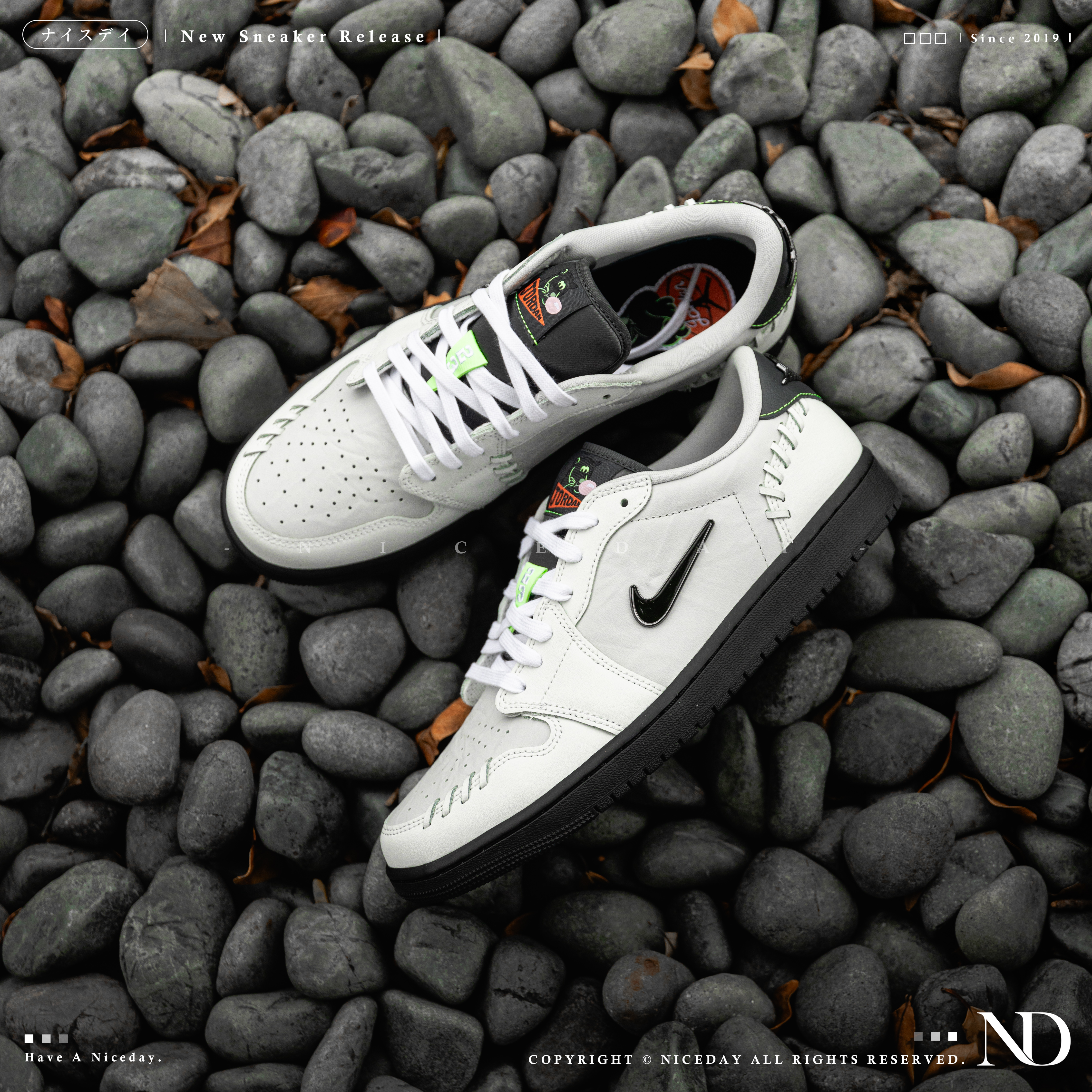 NICEDAY 代購 Air Jordan 1 OG Blcak Cat 黑貓 編織 喬丹一代 黑灰 特殊色 男女尺寸 HM3689-001