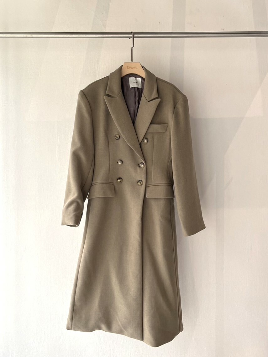 自帶高級感 排釦長版西裝外套