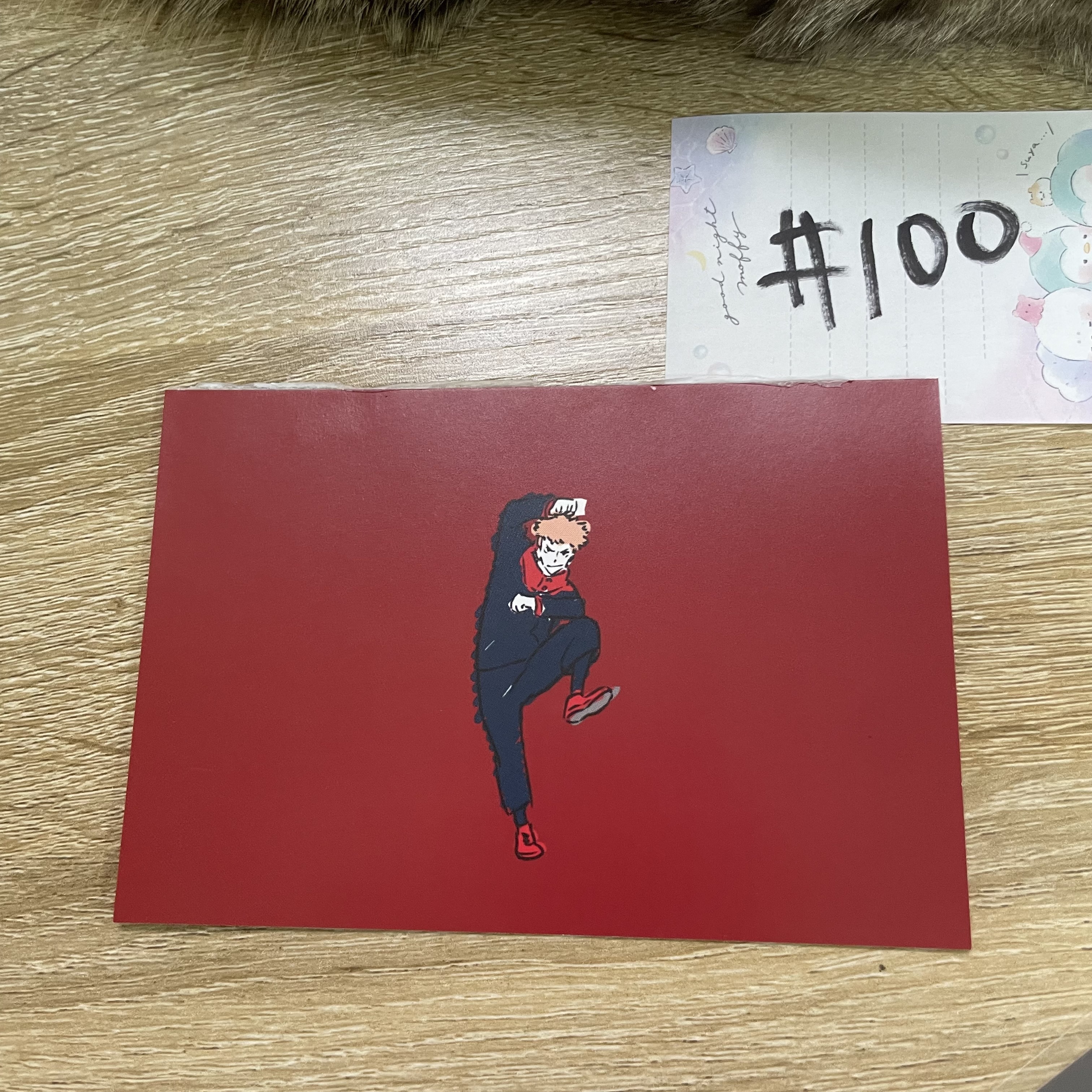 咒術迴戰 虎杖 明信片  #100