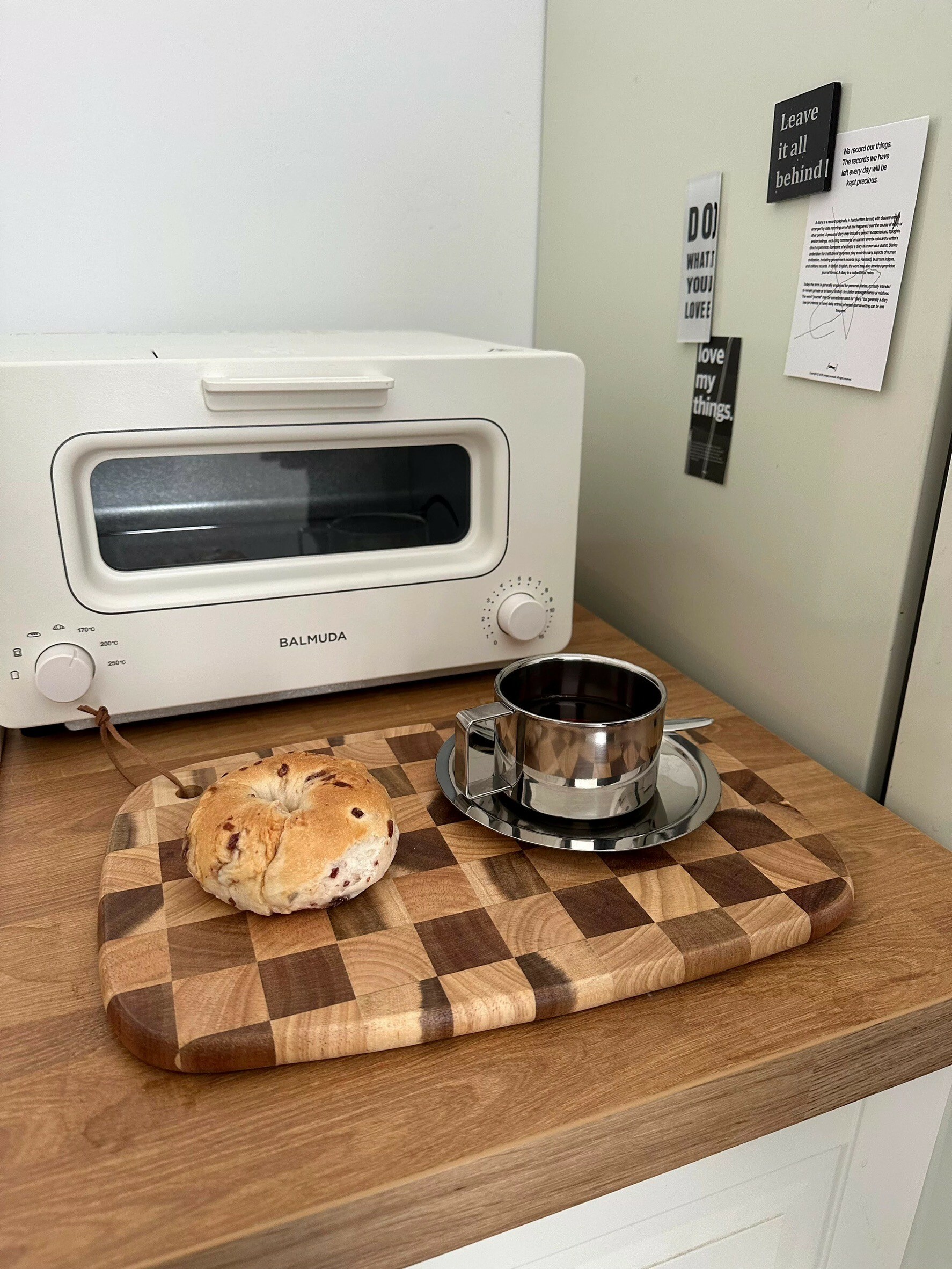 可愛配色棋盤格橢圓木質沾板托盤擺件