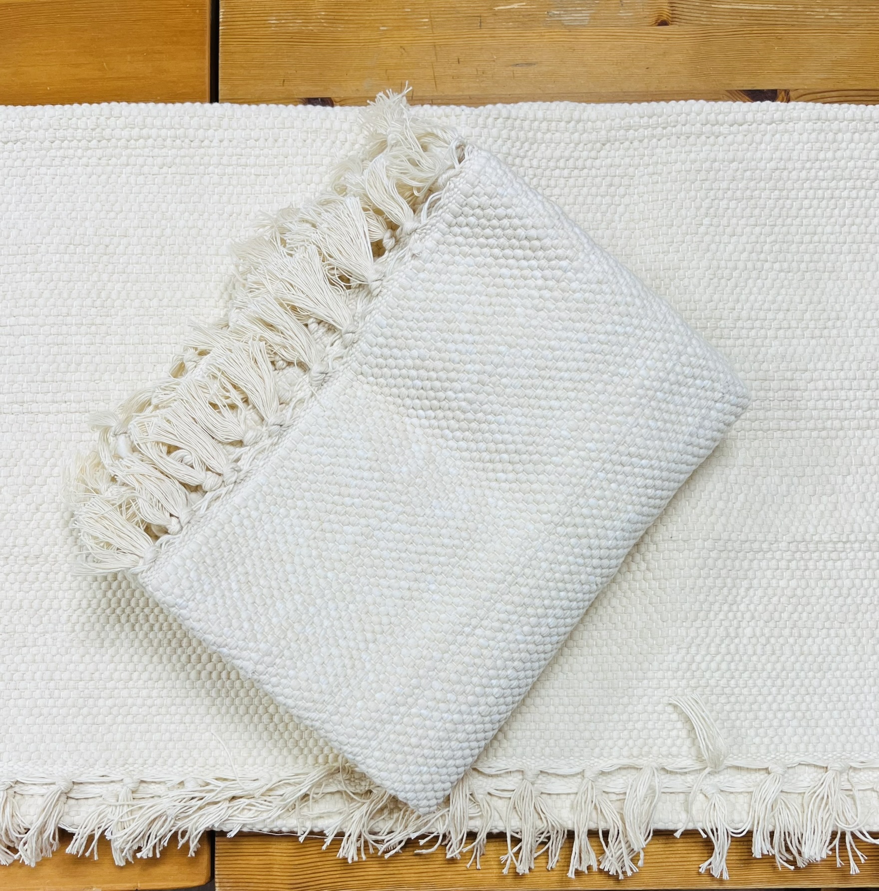 BD有機埃及棉手織地墊 | 藍天畫布有機棉