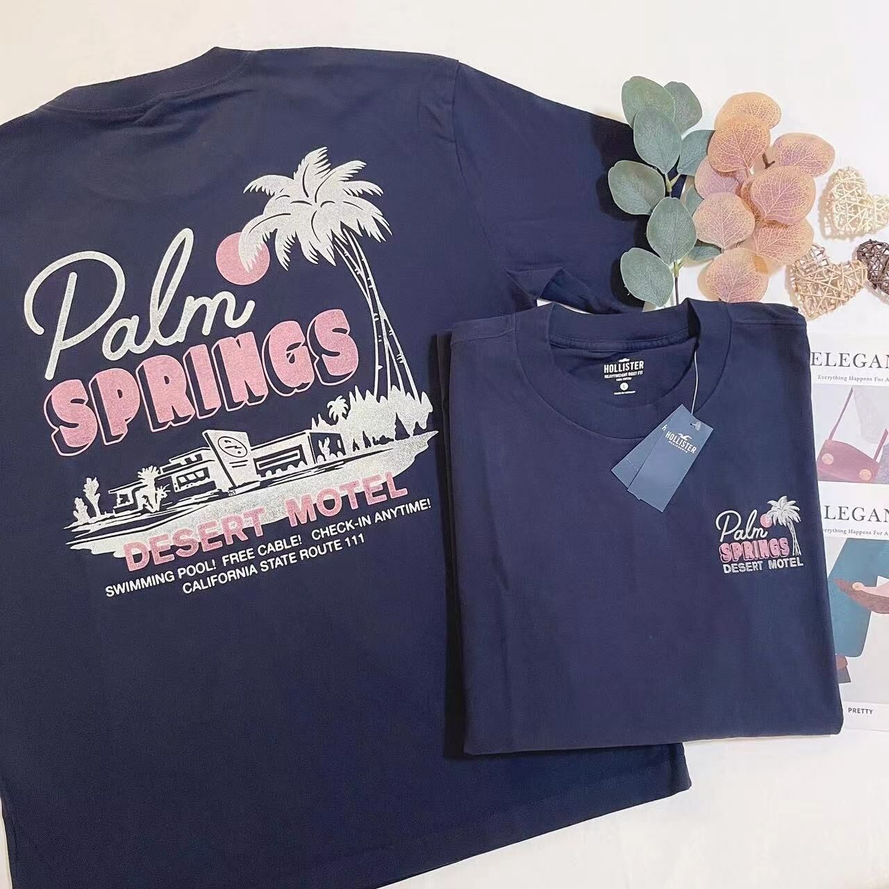 HOLLISTER BACK PRINT TEE