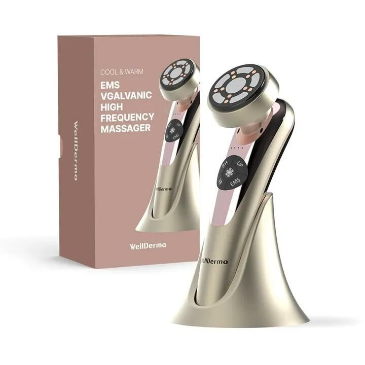 WellDerma EMS 冷熱高頻電流按摩儀Cool & Warm EMS V-galvanic High