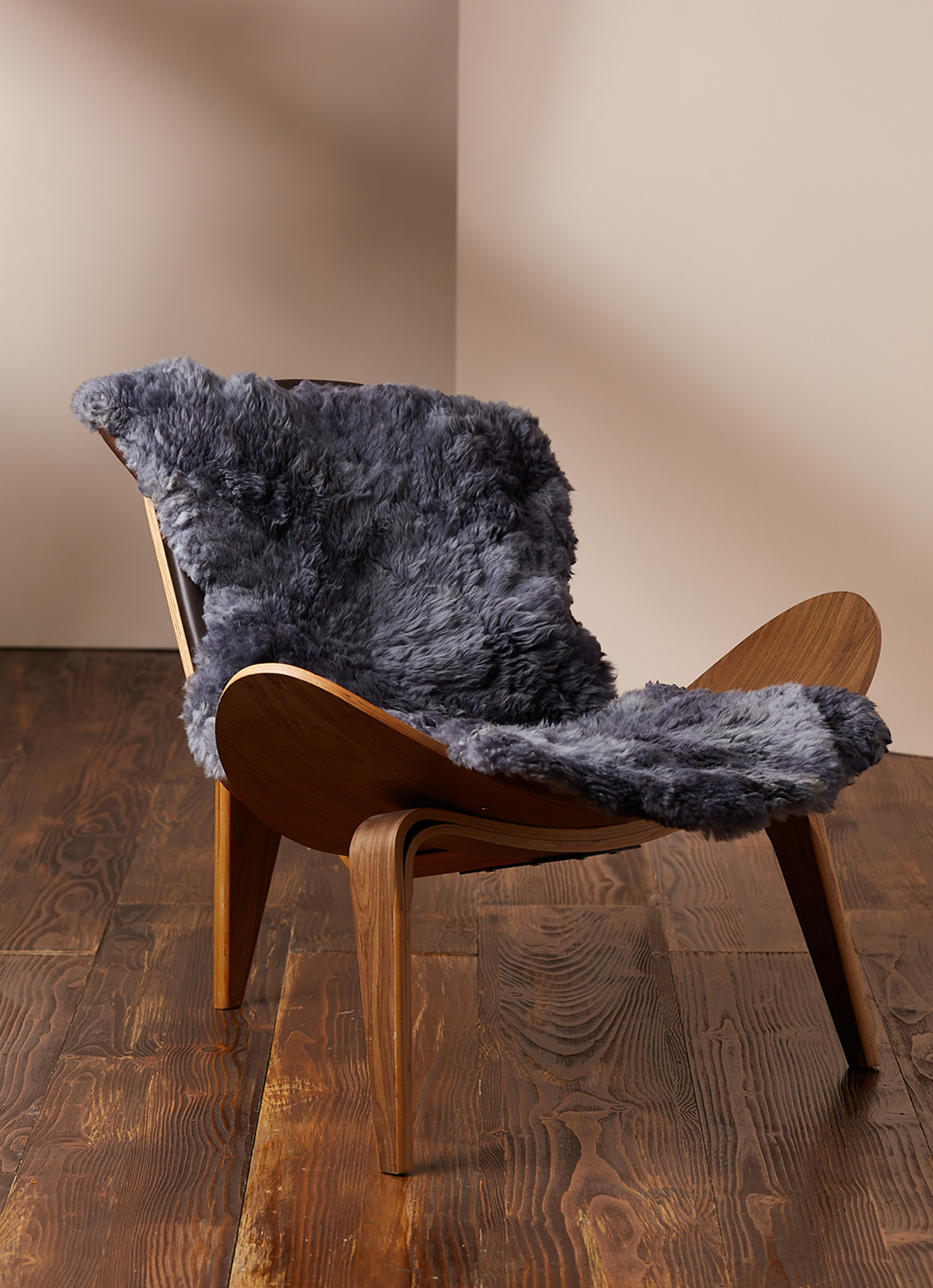 ST.MALO 秘魯工匠手工原生幼羊駝毛家飾毯110*70cm-2159UH-格雷灰