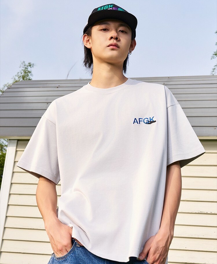AFGK American street hand-shaped LOGO short sleeves T A FEW GOOD KIDS