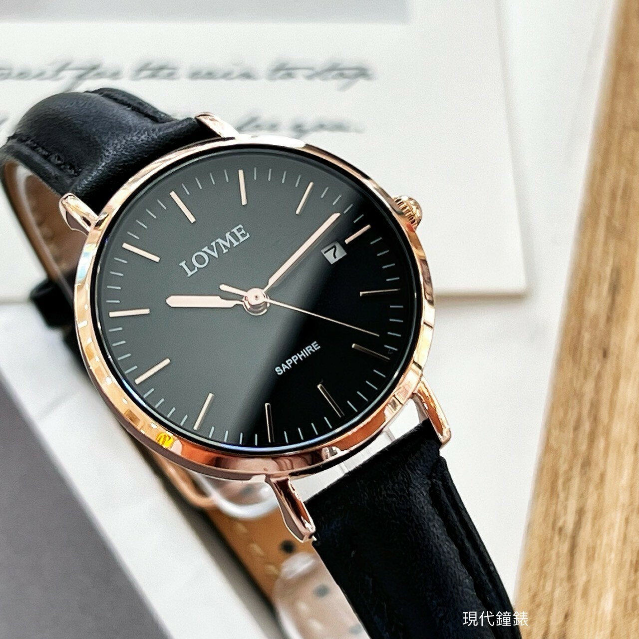 【LOVME】簡約小清新皮革腕錶 VL0012S-43-341 28mm 現代鐘錶