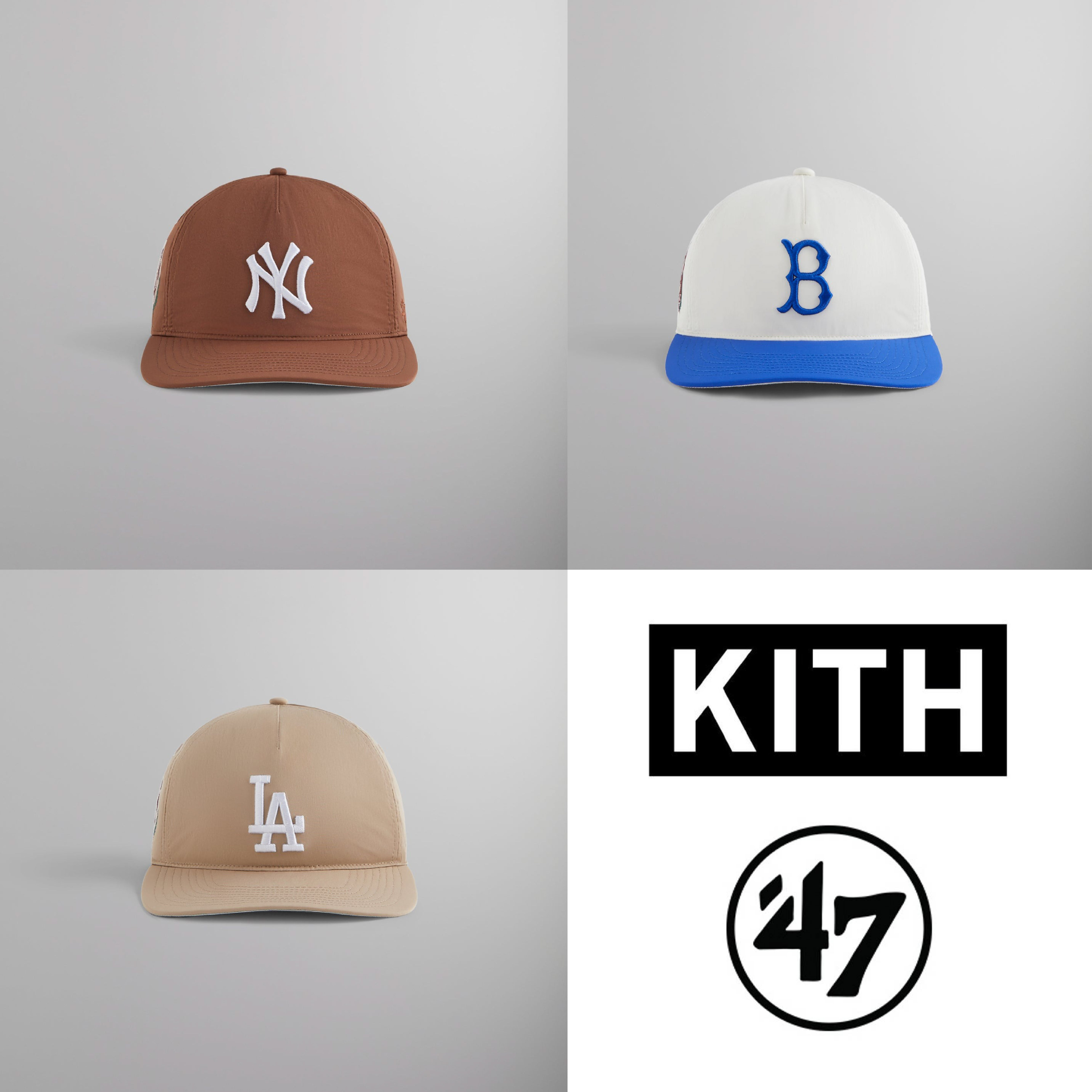 2024SS Kith for '47 MLB 道奇 紅襪 洋基 聯名 限定 棒球帽 帽子 現貨