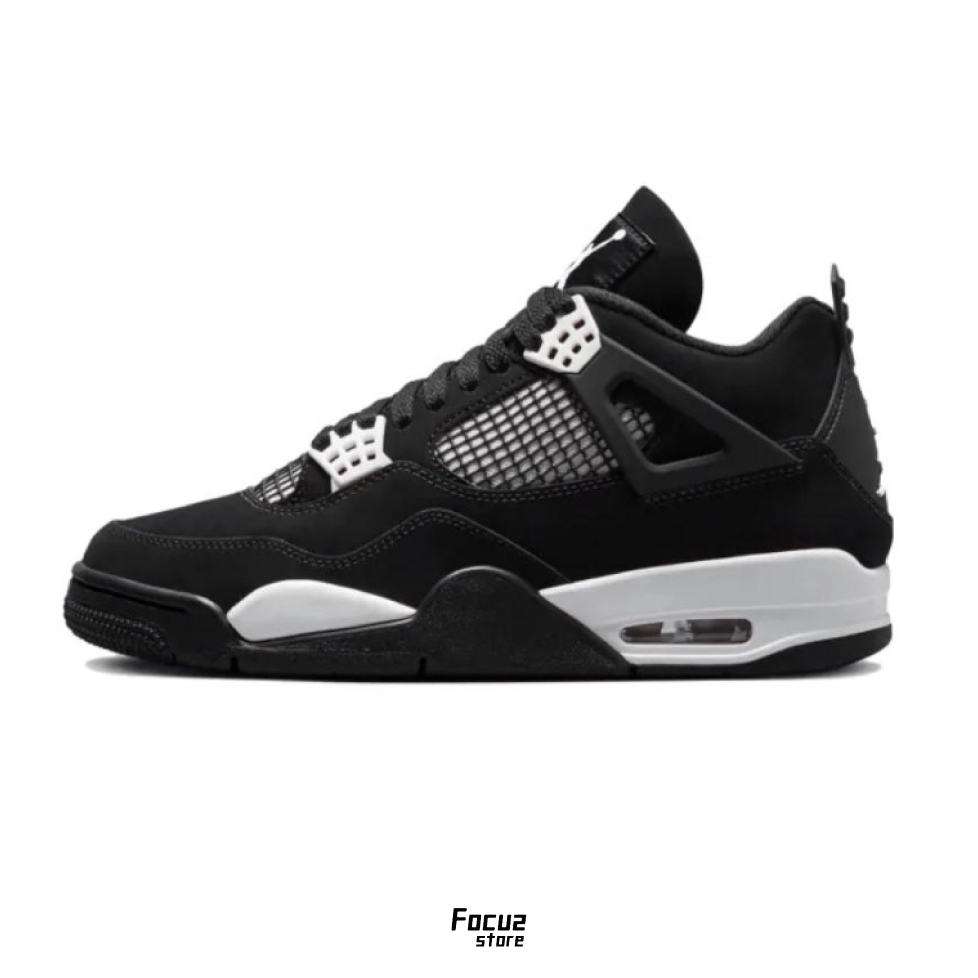 【Focus Store】 現貨秒發 Nike Air Jordan 4 Retro "White Thunder" 黑白 FQ8138-001