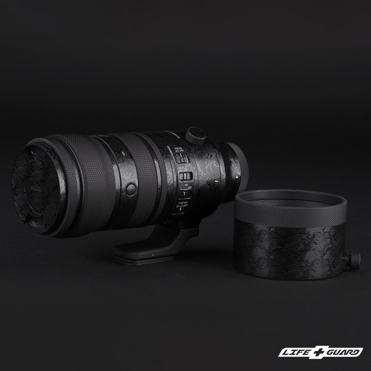 LIFE+GUARD SIGMA 70-200mm F2.8 貼膜質感特寫，LIFE+GUARD 設計風格