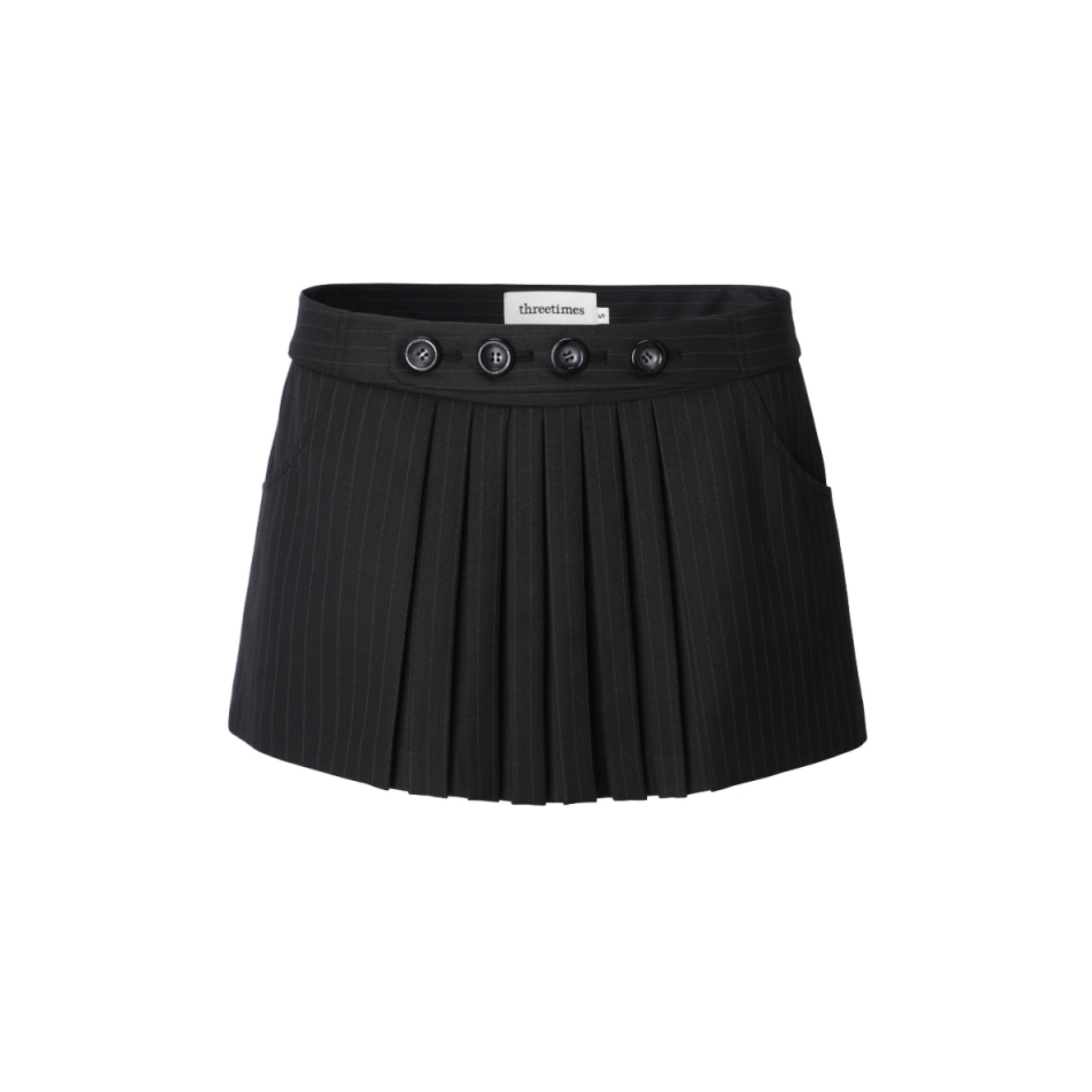 [threetimes] UNIFORM SKIRT