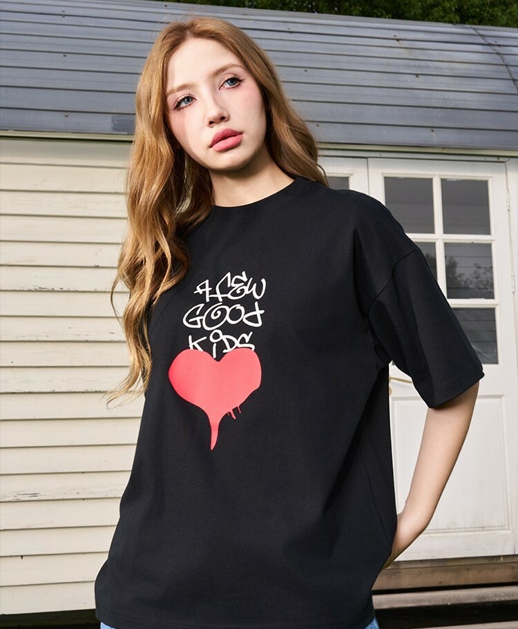 AFGK Valentine's Day Love Letter Graffiti Short Sleeve T A FEW GOOD KIDS