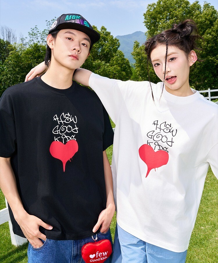 AFGK Valentine's Day Love Letter Graffiti Short Sleeve T A FEW GOOD KIDS