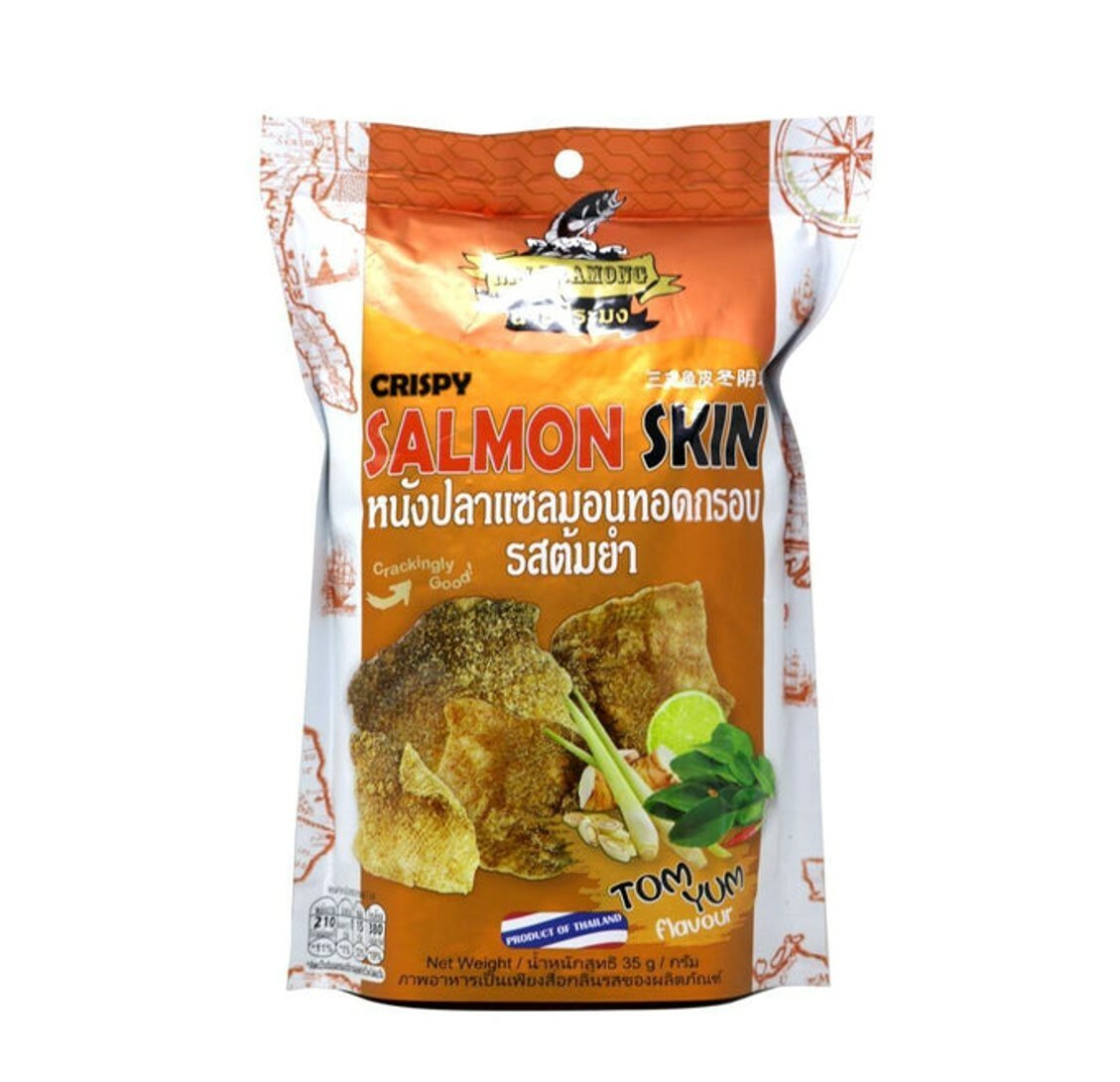 泰國 - 脆皮三文魚皮(冬蔭功味)