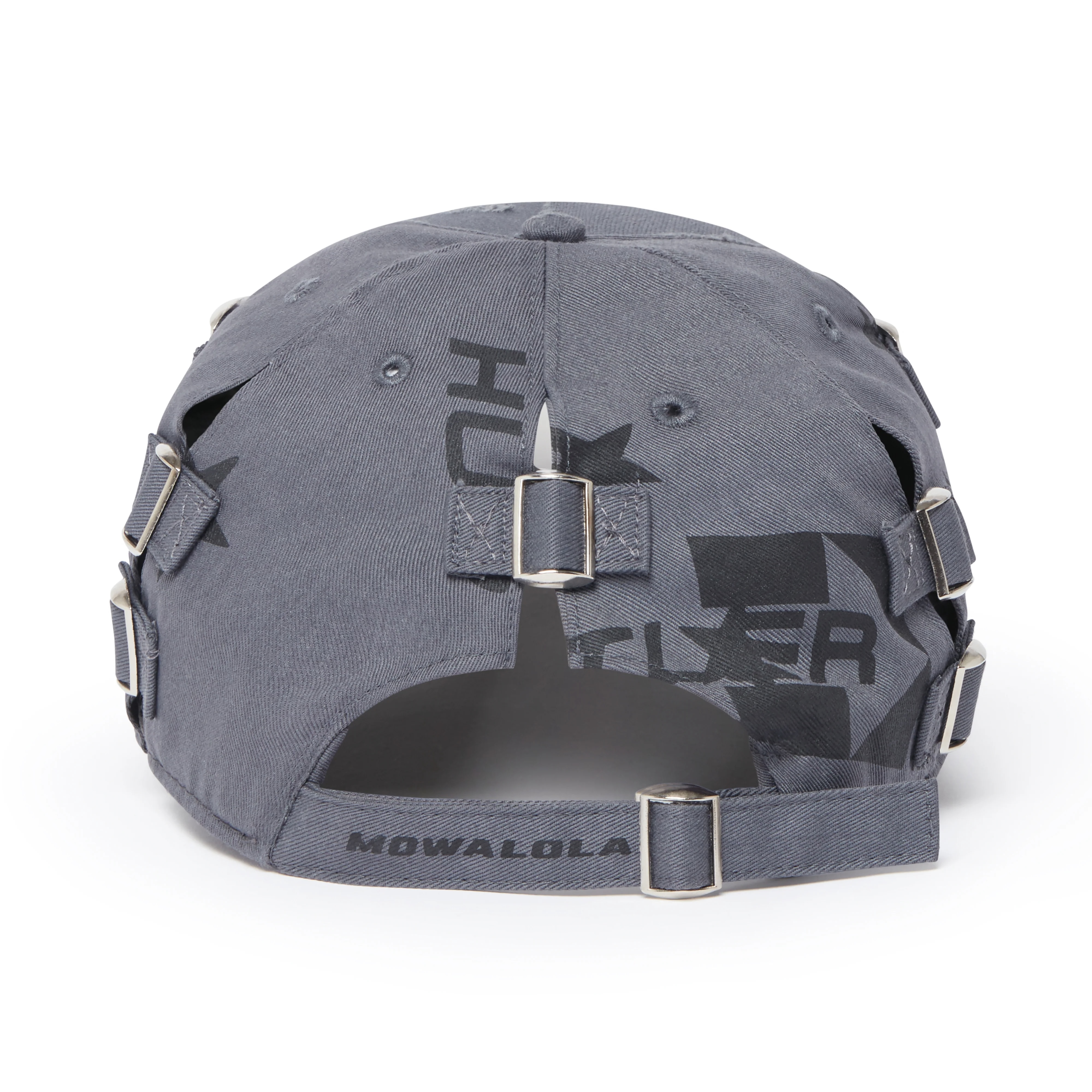 帽子 Mowalola lotta cap gray Mowalola Gray 'Lotta' Cap Mowalola