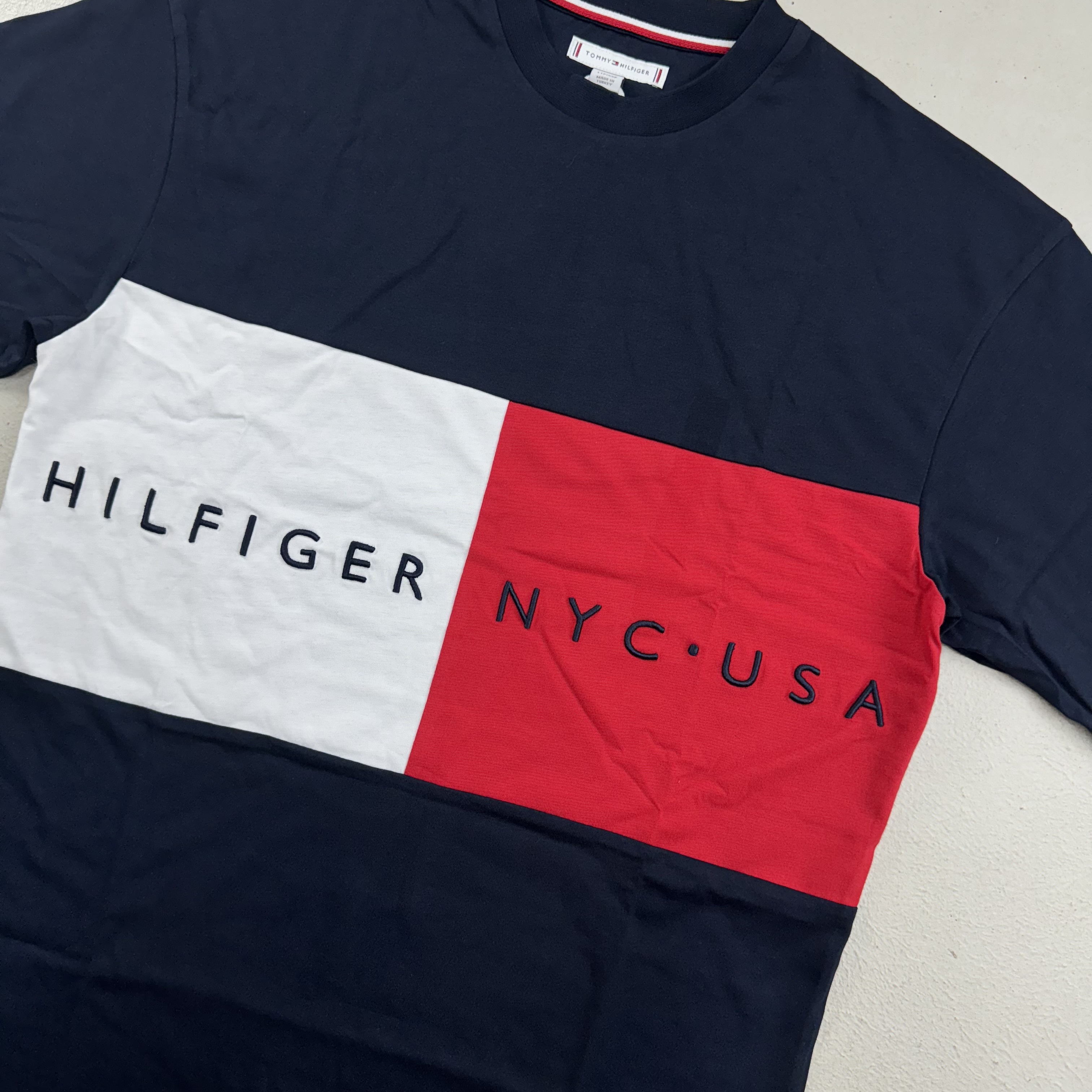 Tommy Hilfiger 法國配色短袖 深藍/白