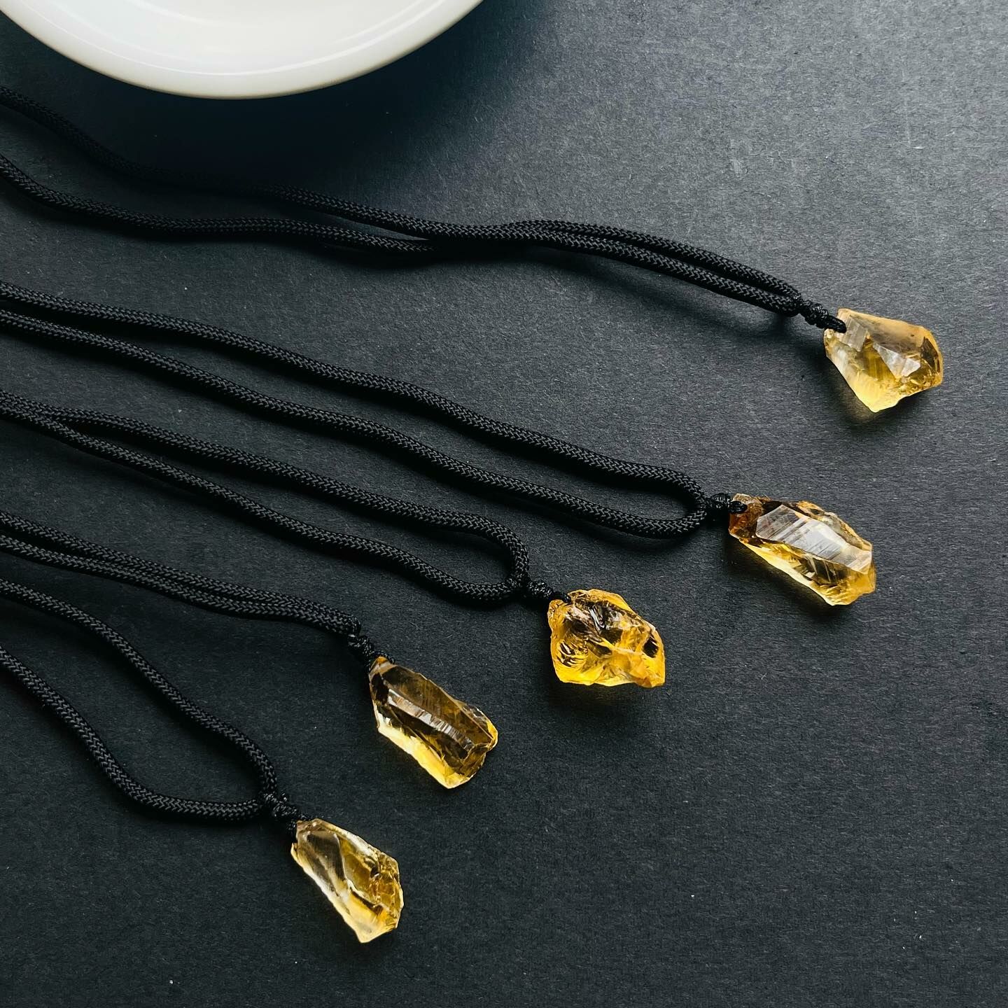 [原石] 黃水晶 原礦 水晶項鍊
