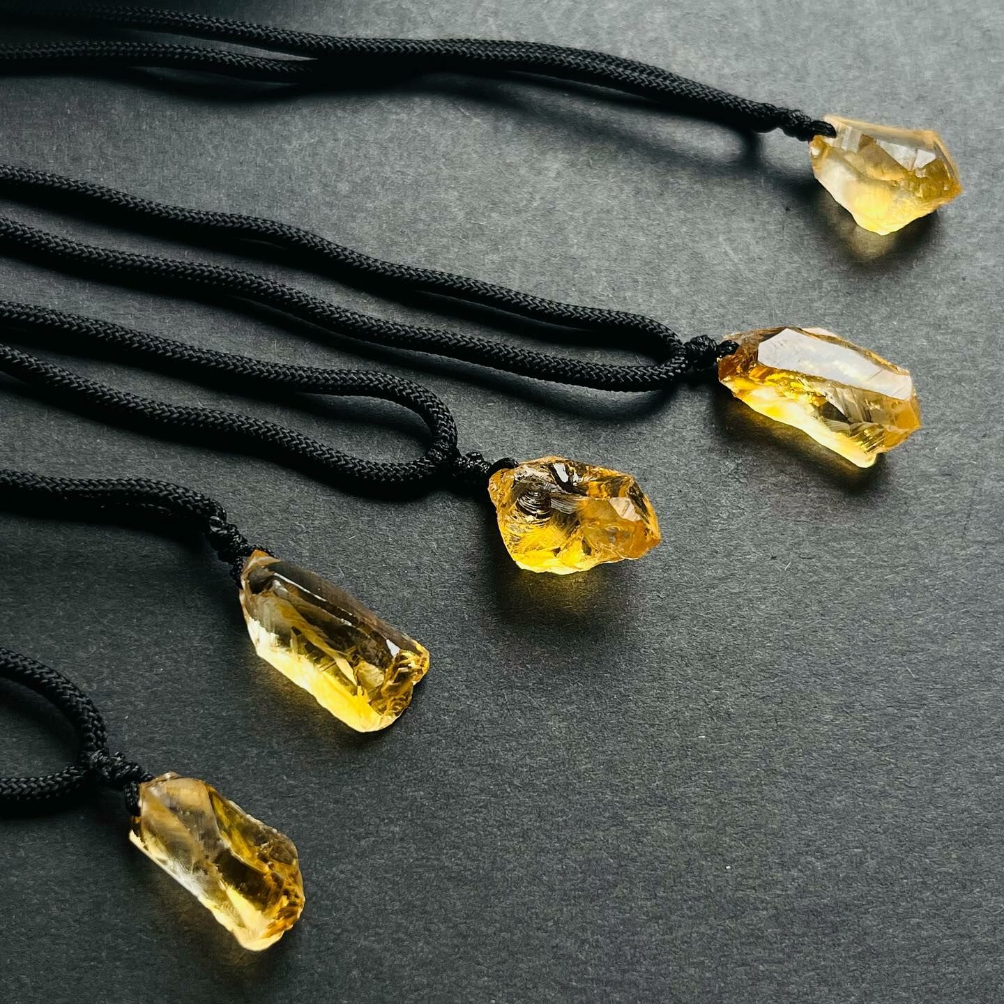 [原石] 黃水晶 原礦 水晶項鍊