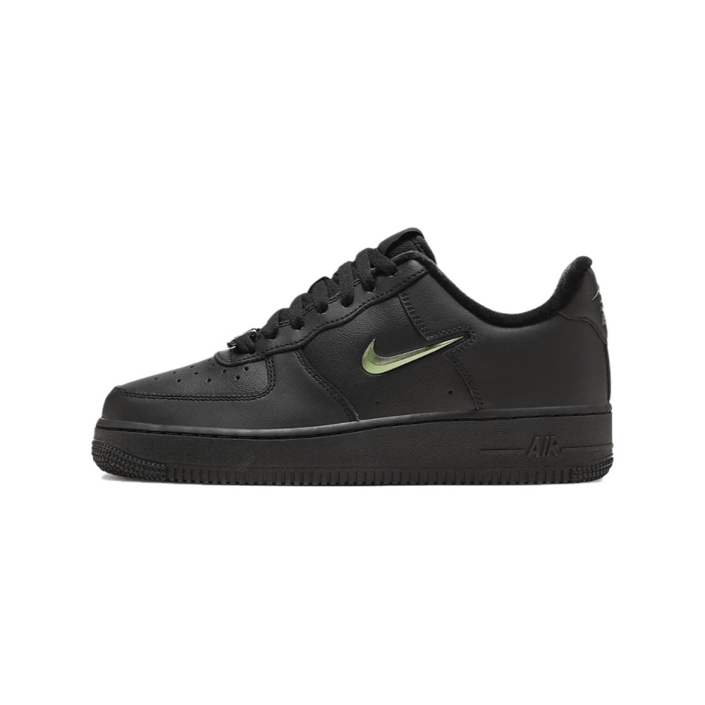 W Nike Air Force 1 Low 全黑果凍 雷射勾 FB8251-001