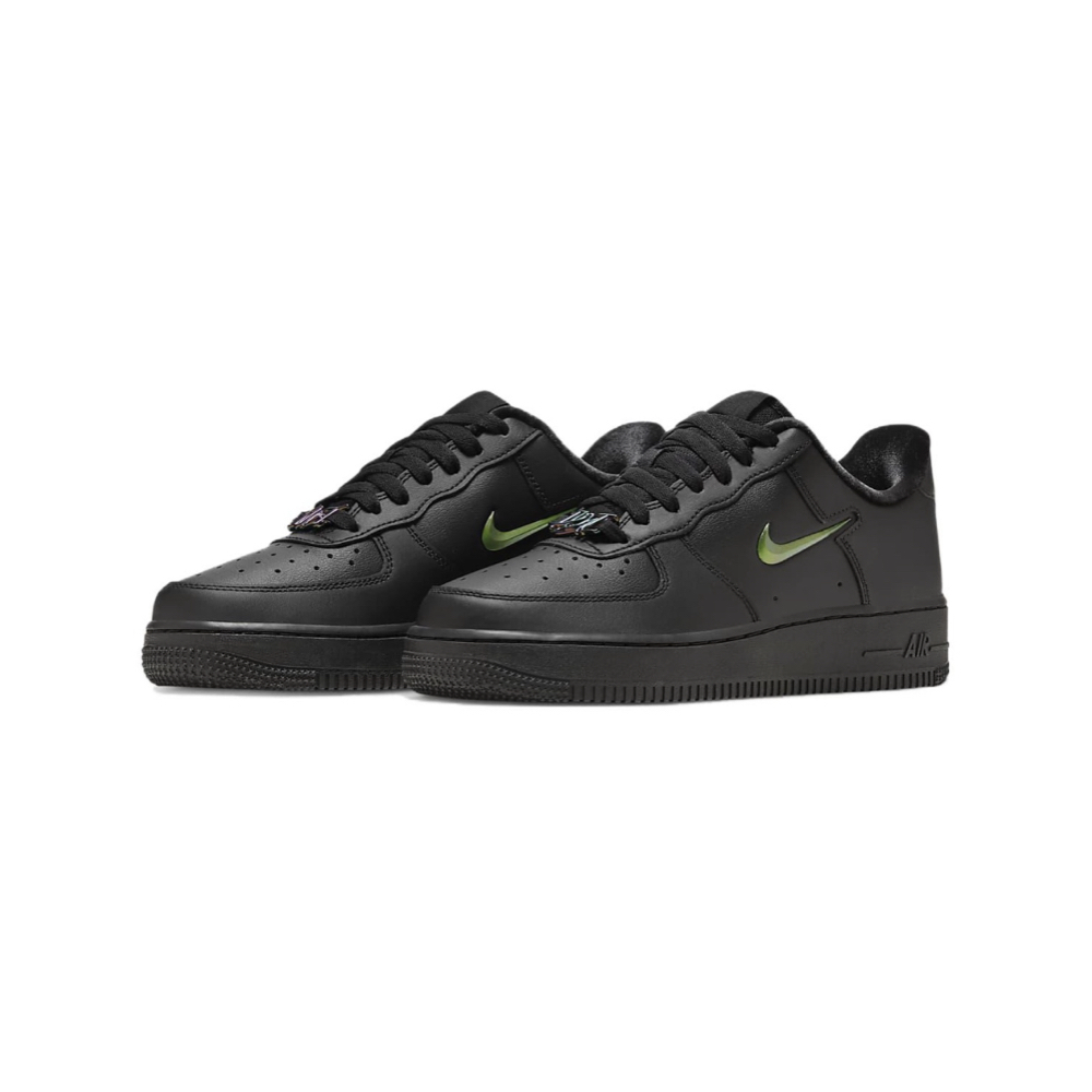W Nike Air Force 1 Low 全黑果凍 雷射勾 FB8251-001