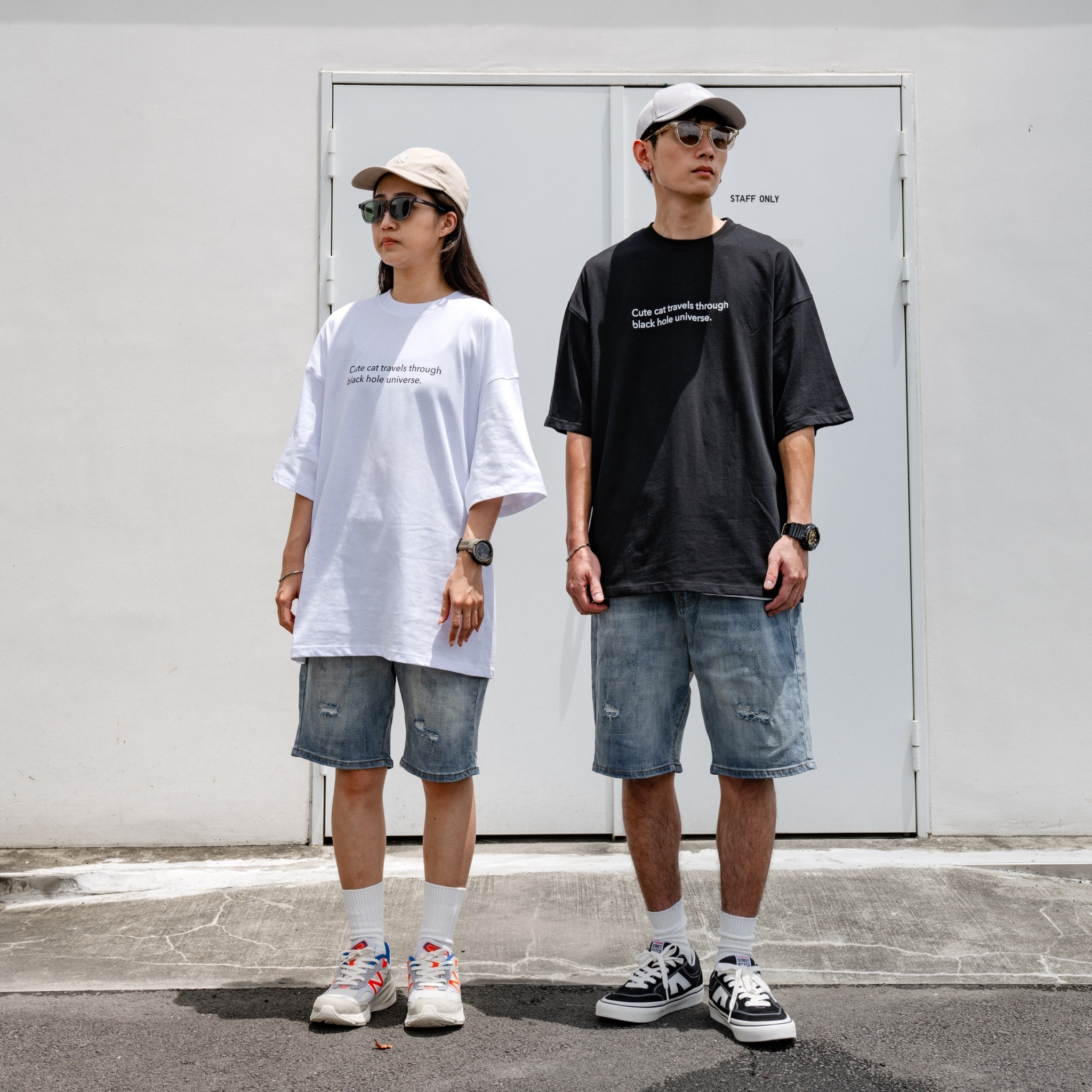 SBG 彈力抓破補釘牛仔短褲 070