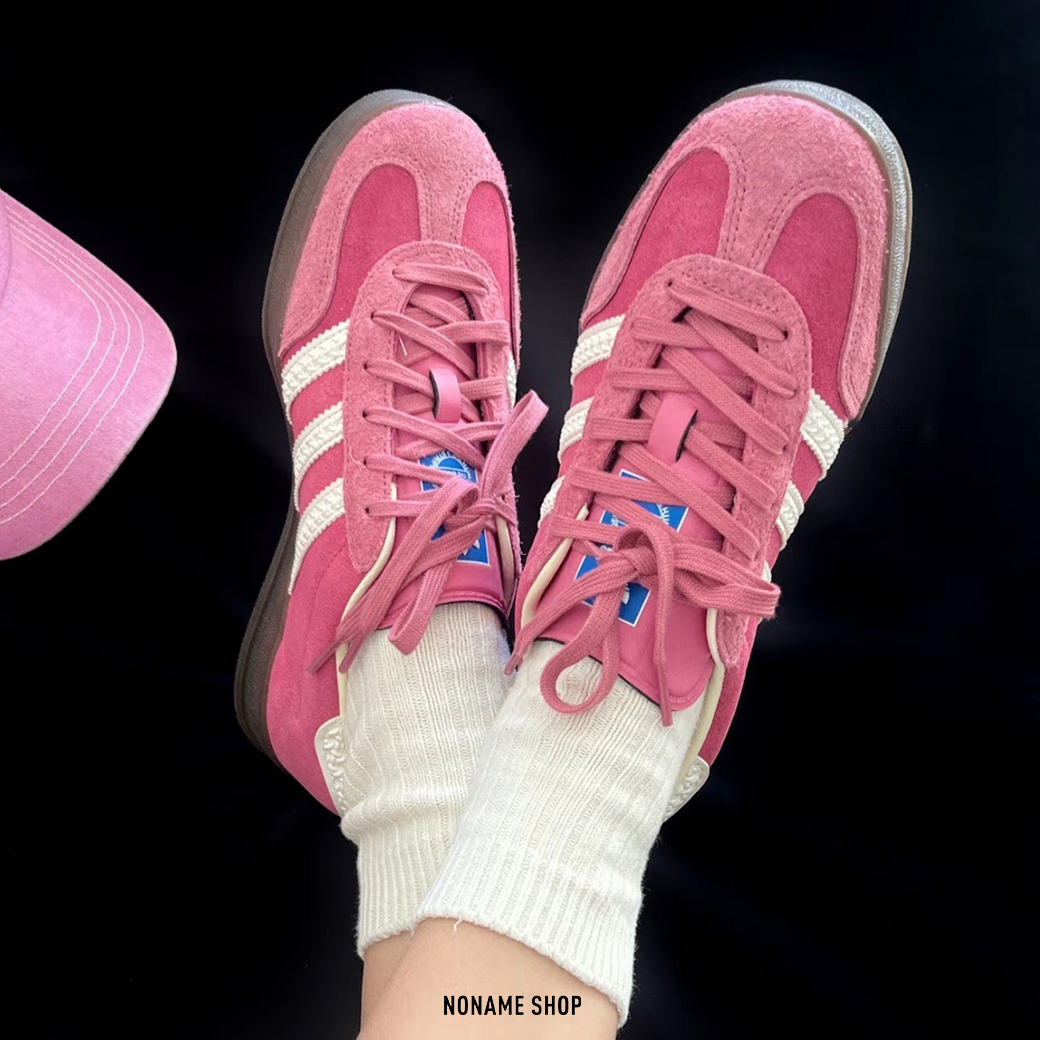 ADIDAS ORIGINALS GAZELLE INDOOR 熊抱哥 粉色 樹莓粉 麂皮 焦糖底 (男/女同款)