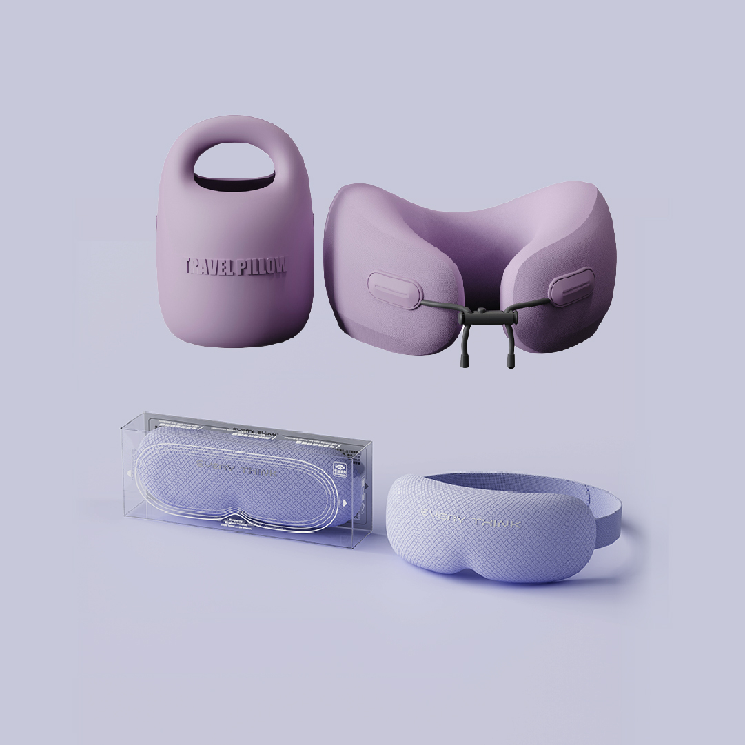 EVERY THINK ES2 頸安枕 + VE2 立體柔光眼罩