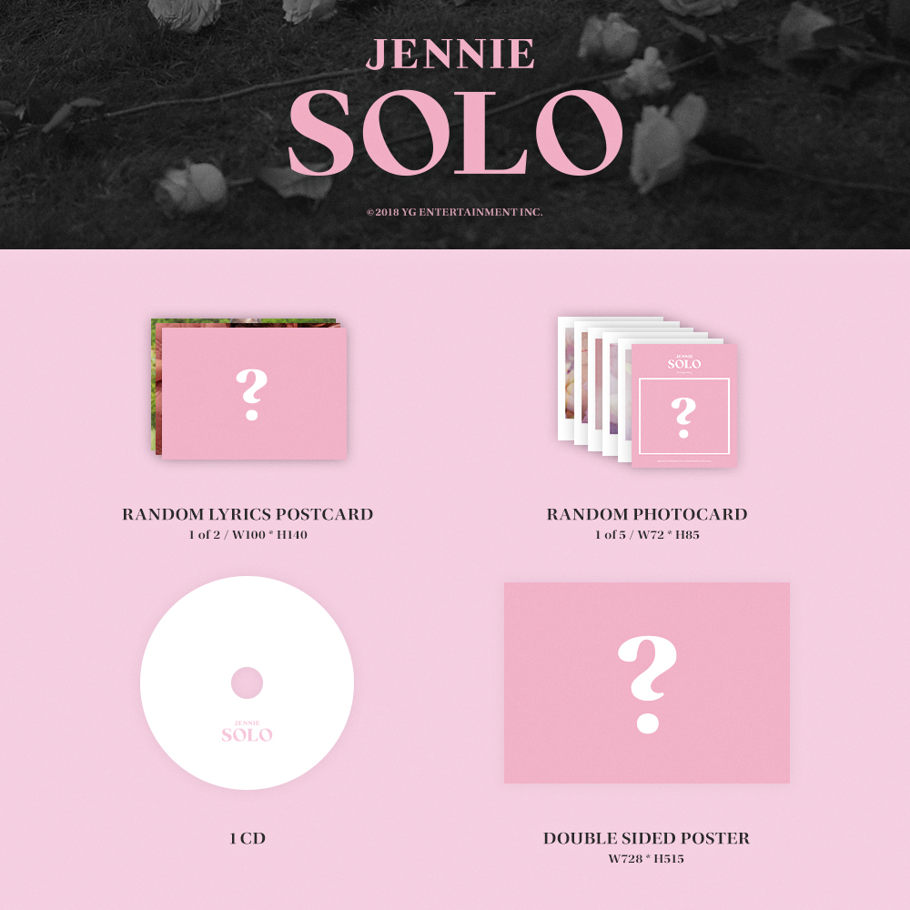 Jennie solo album ( 非首批)