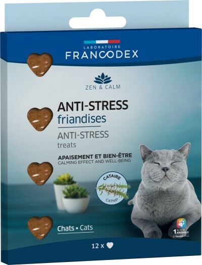 法國Francodex 貓用 寧神抒壓小食 12粒