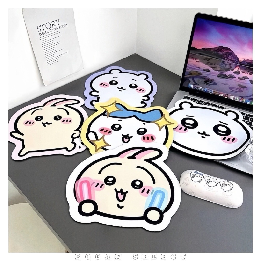 CHIIKAWA🇯🇵吉伊卡哇 滑鼠墊 滑鼠墊 護腕墊 翻玩 辦公桌小物