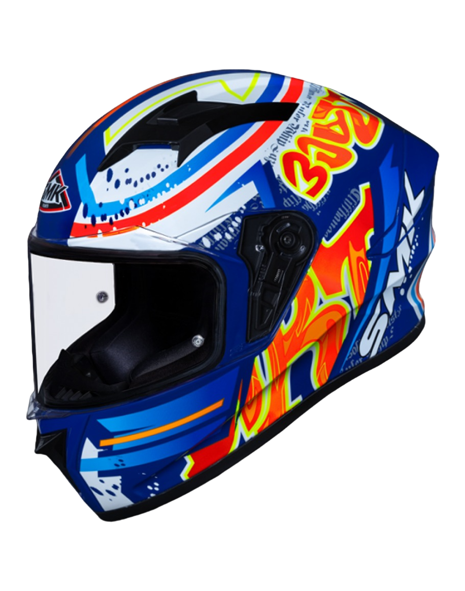 SMK STELLAR GRAFFITI 破壞者 GL537 亮光 彩繪 全罩帽