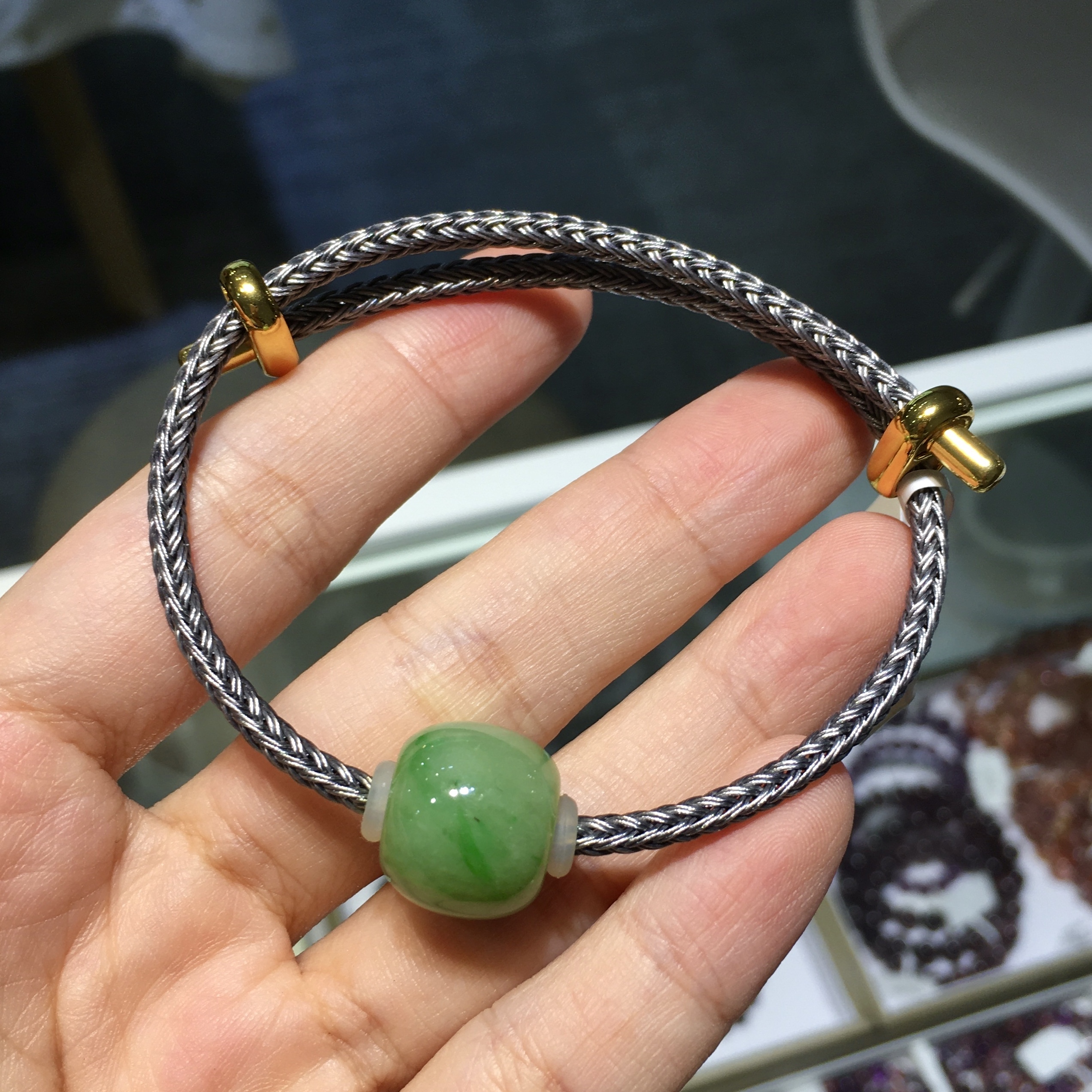 翡翠路路通手繩 #1