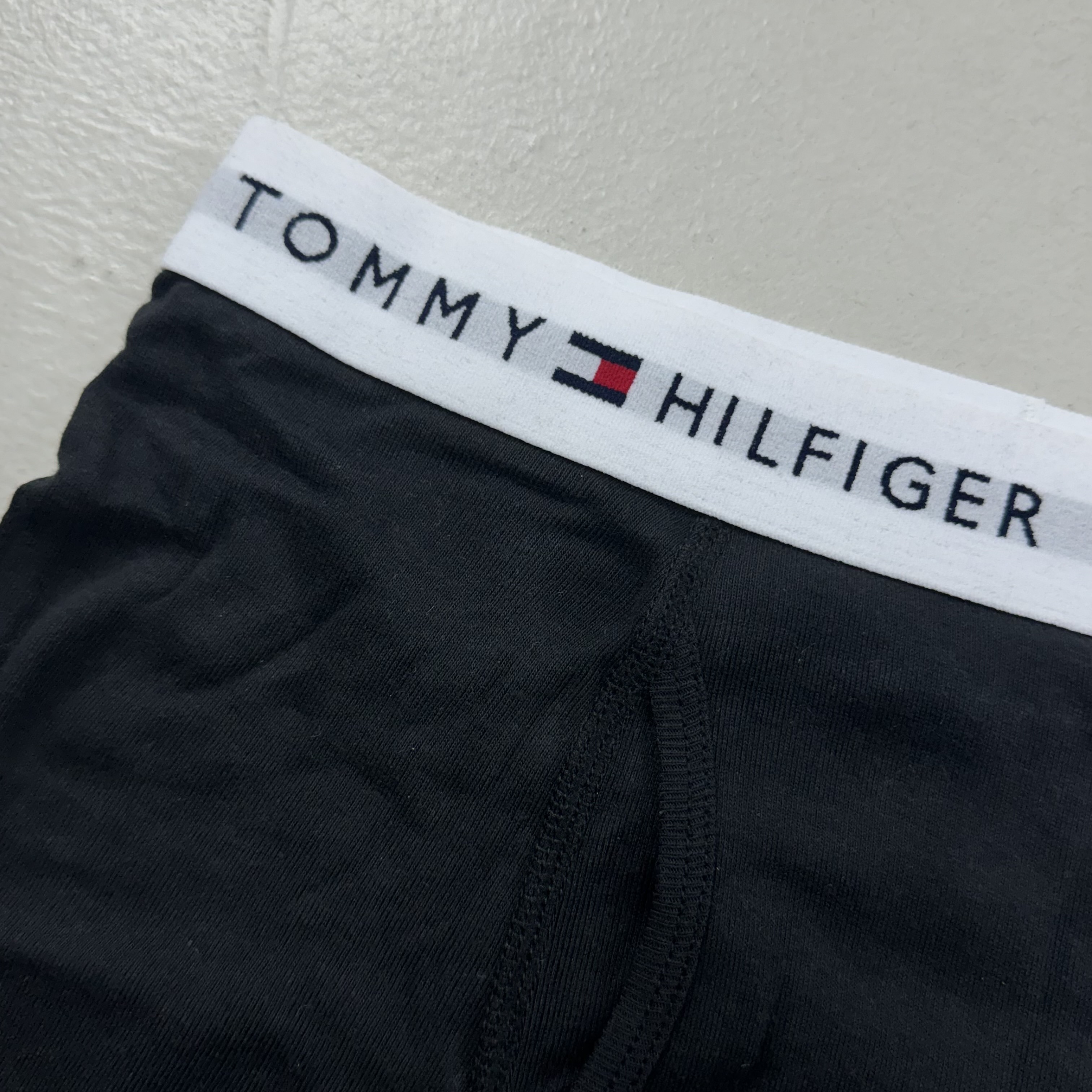 Tommy Hilfiger 彈性四角內褲/黑 (三件組)
