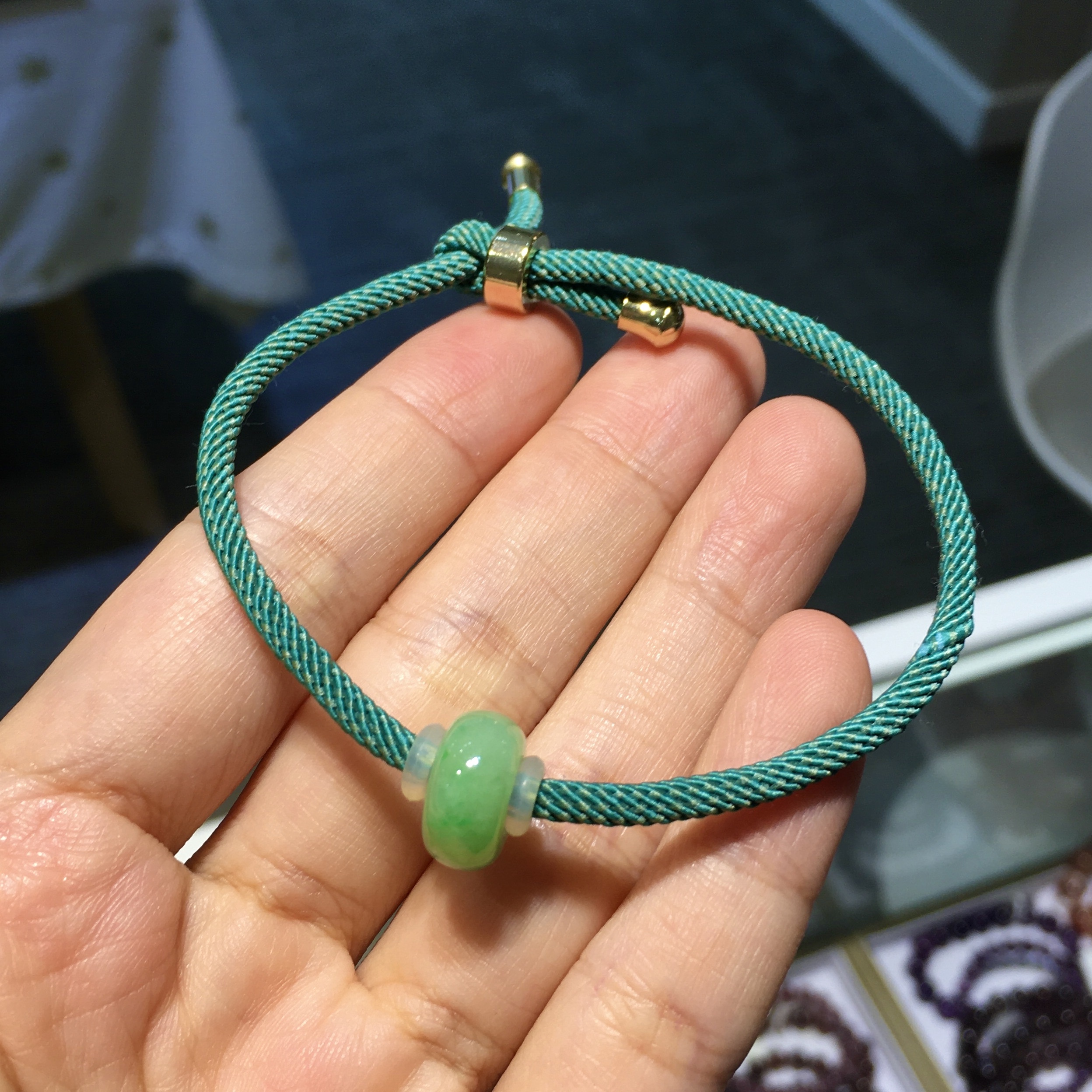 翡翠路路通手繩 #9