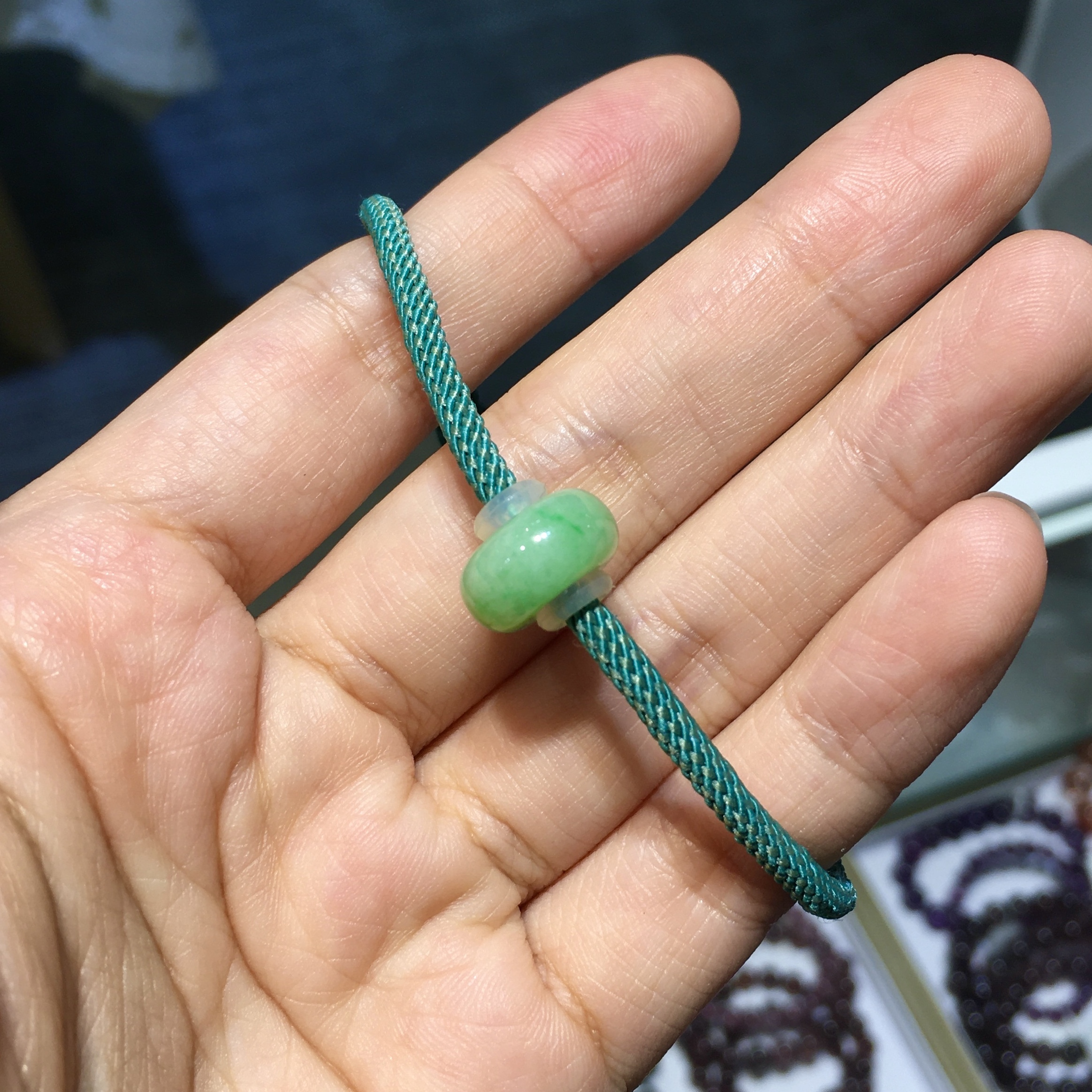 翡翠路路通手繩 #9