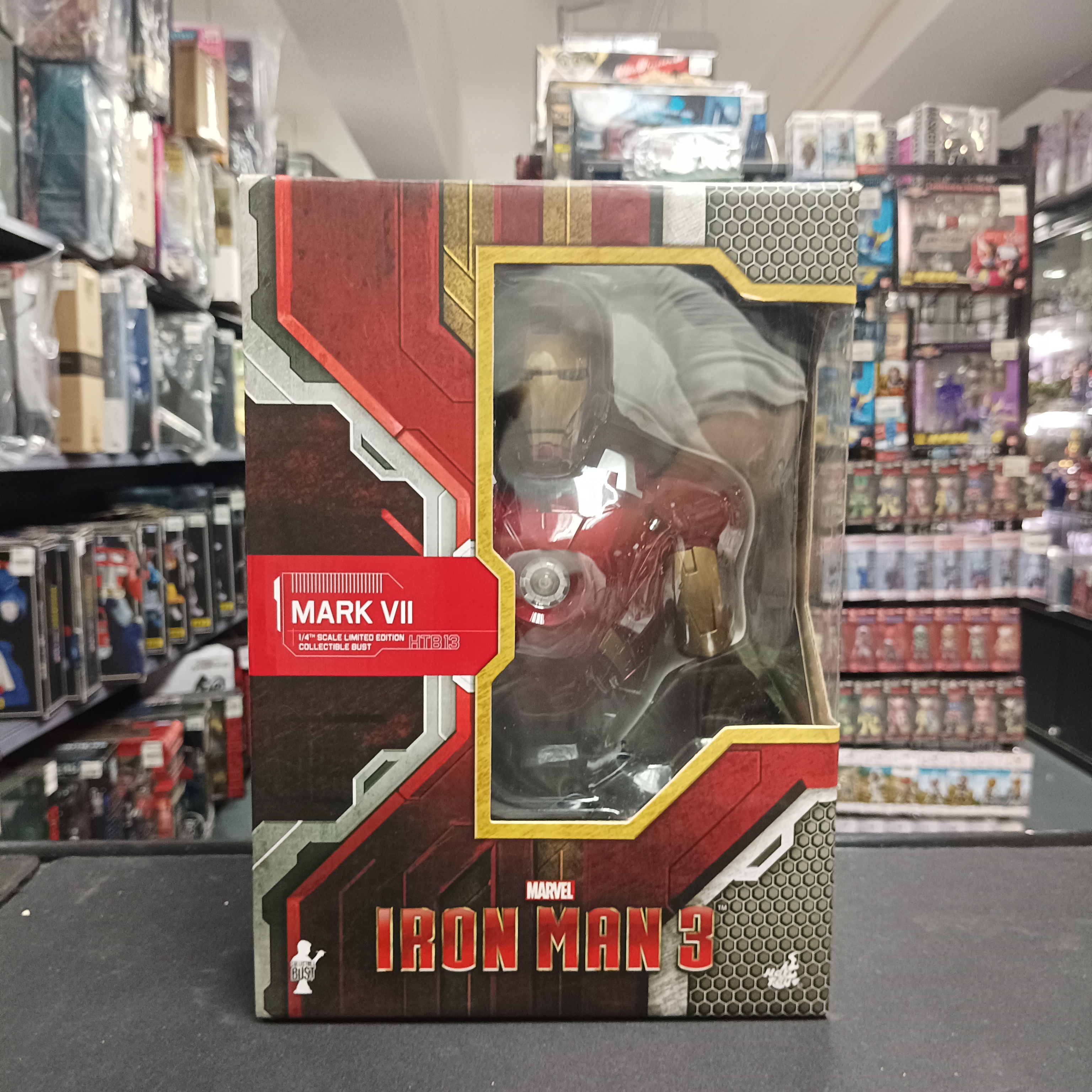 寄賣-其它-Hottoys Ironman3 Mark Vii 胸像