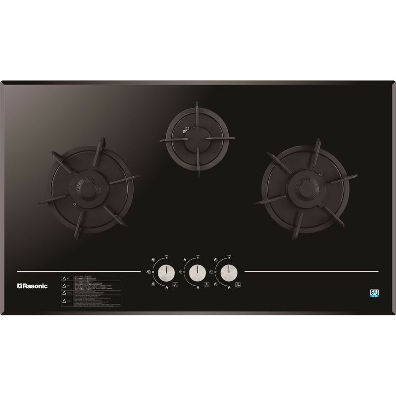 樂信 Rasonic   RG-H361‧座檯‧嵌入式‧三頭煮食爐‧煤氣‧石油氣‧香港行貨,原廠3年保養‧