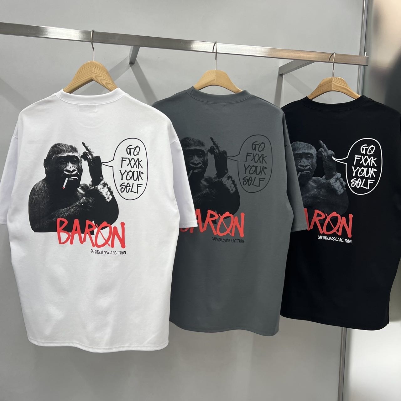🇰🇷 GO FXXK YOUR SELF T-Shirts 清貨價貨品，不設退換（K8 M716）