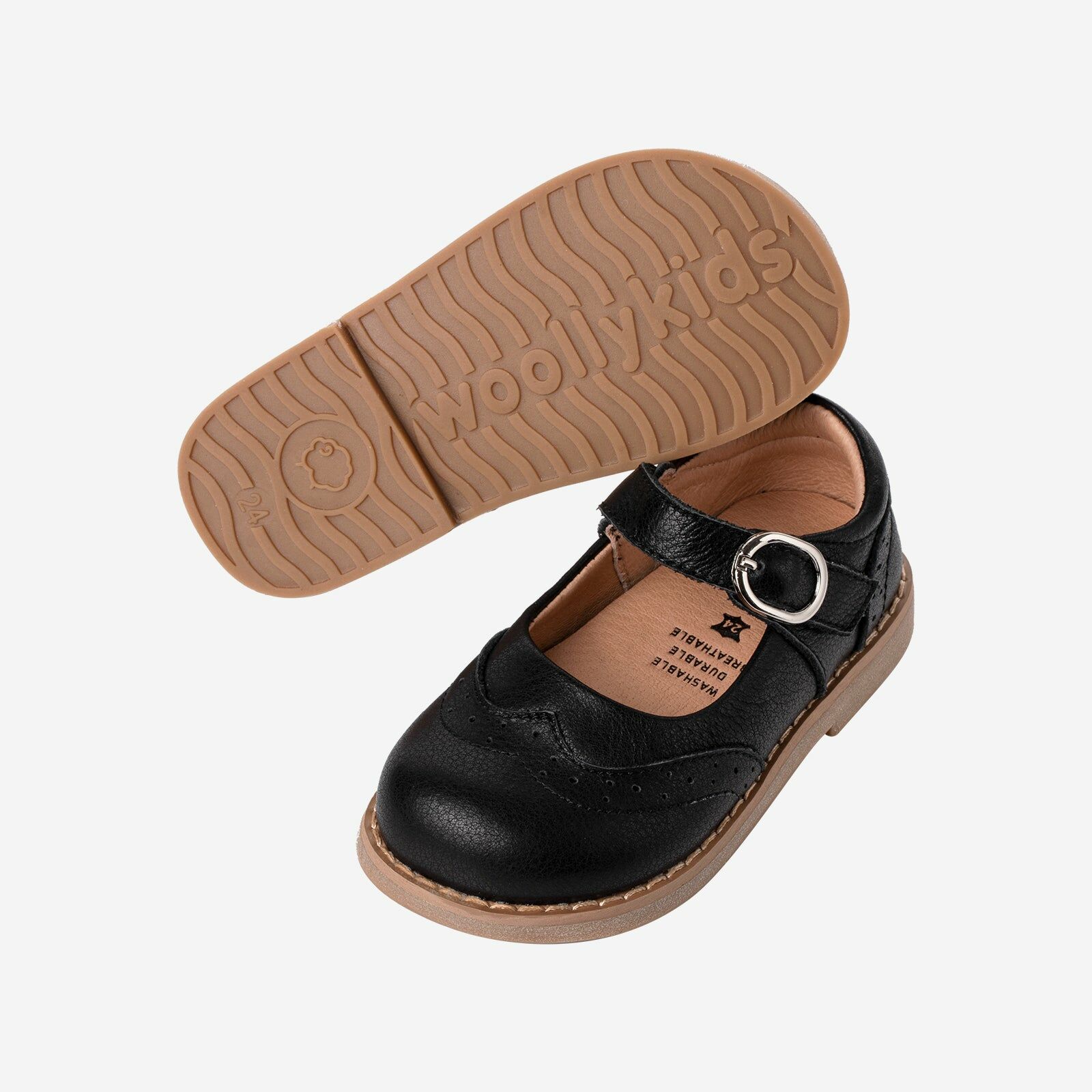 澳洲童鞋 Woolly Kids♡Charlotte  _Pearl Black