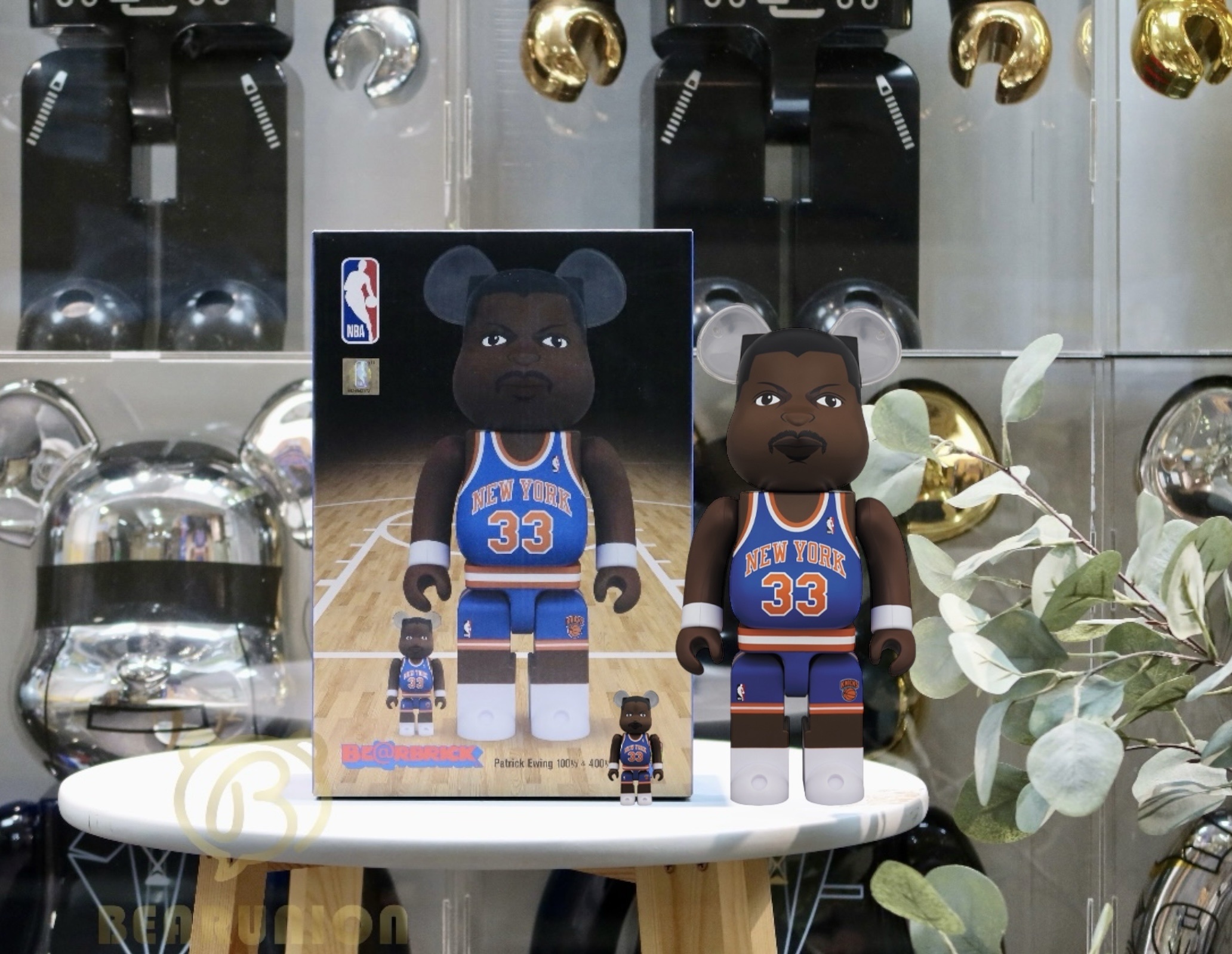 BE@RBRICK - 未開封　BE@RBRICK Patrick Ewing 100％ &amp; 400％ Bearbrick Patrick Ewing (New York Knicks) 100% & 400% Multi - US