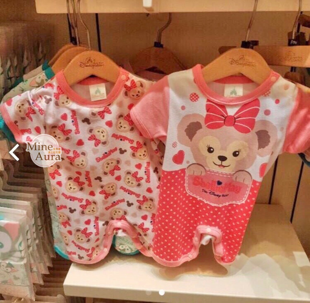 雪莉玫 ShellieMay 可愛圖案 包屁衣 2入組 -香港迪士尼樂園