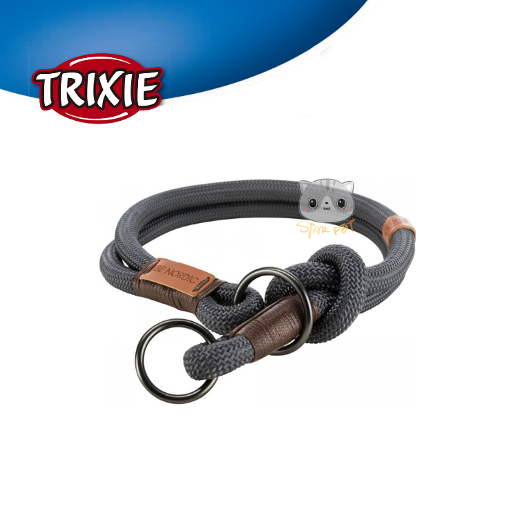 TRIXIE BE NORDIC Semi-Choke Collar (Dark Grey, 2 size)