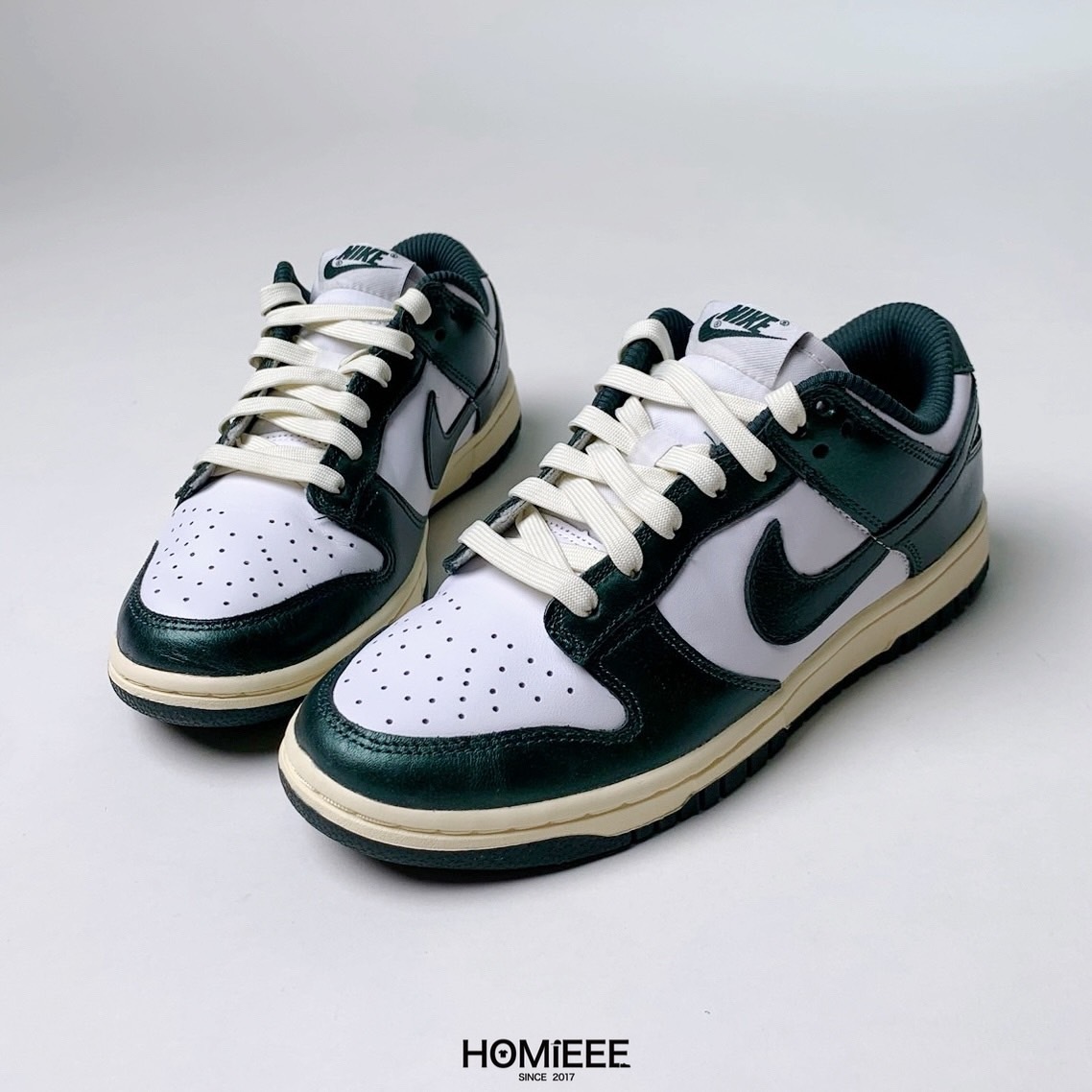 Nike Dunk Low Vintage Green 復古 奶油底 白綠 女鞋 [DQ8580-100]