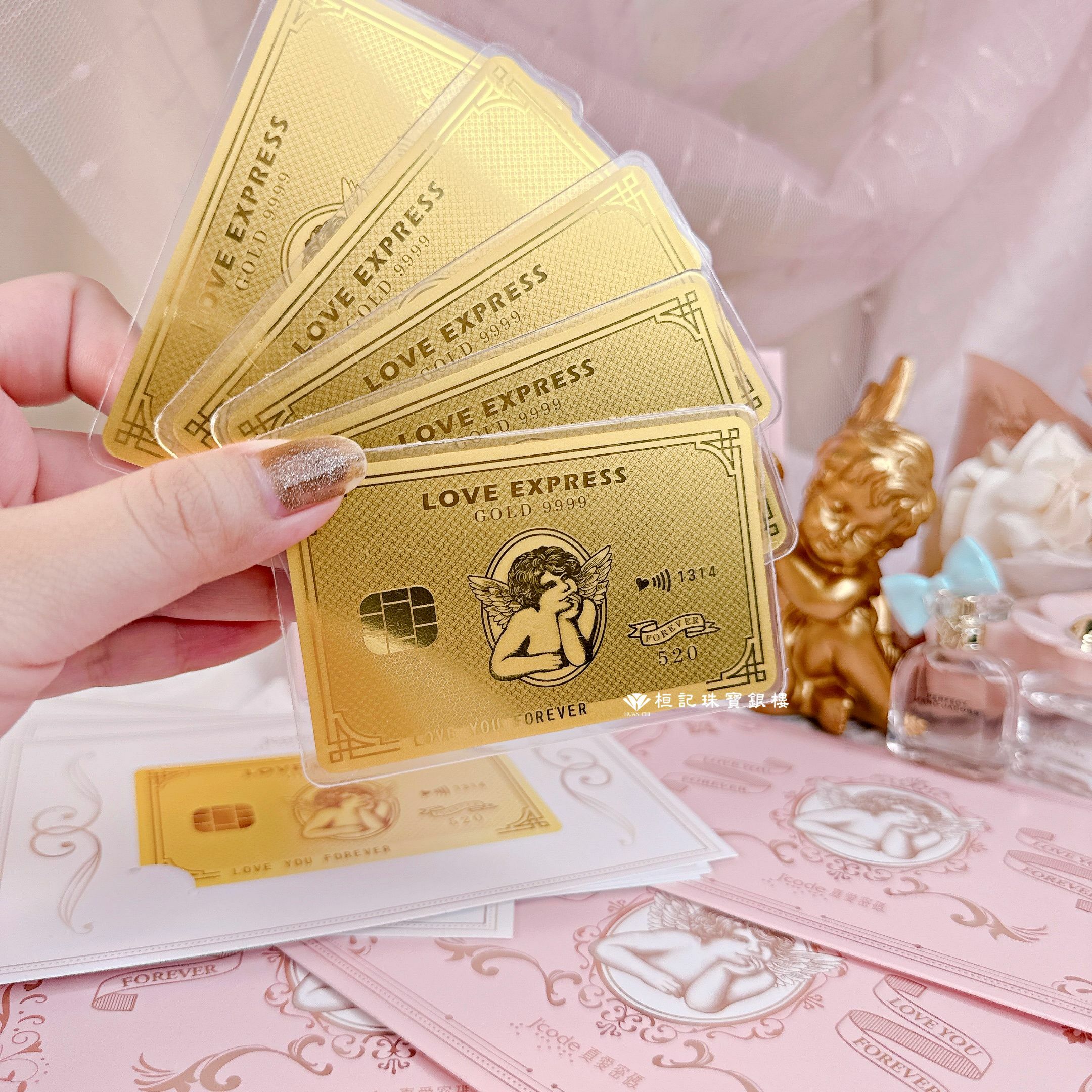 邱比特告白 黃金信用卡(刻字目前排單預計明年1月中出貨，可接受工作天安排再下單)