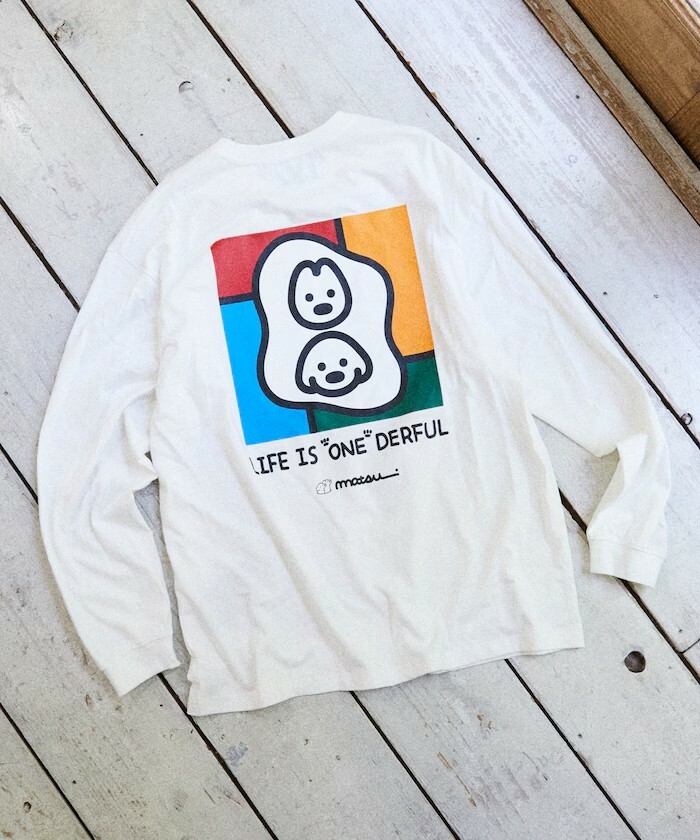 "代購" matsui 24AW 別注「Monyu Monyu」背面印花長袖圓領薄長袖