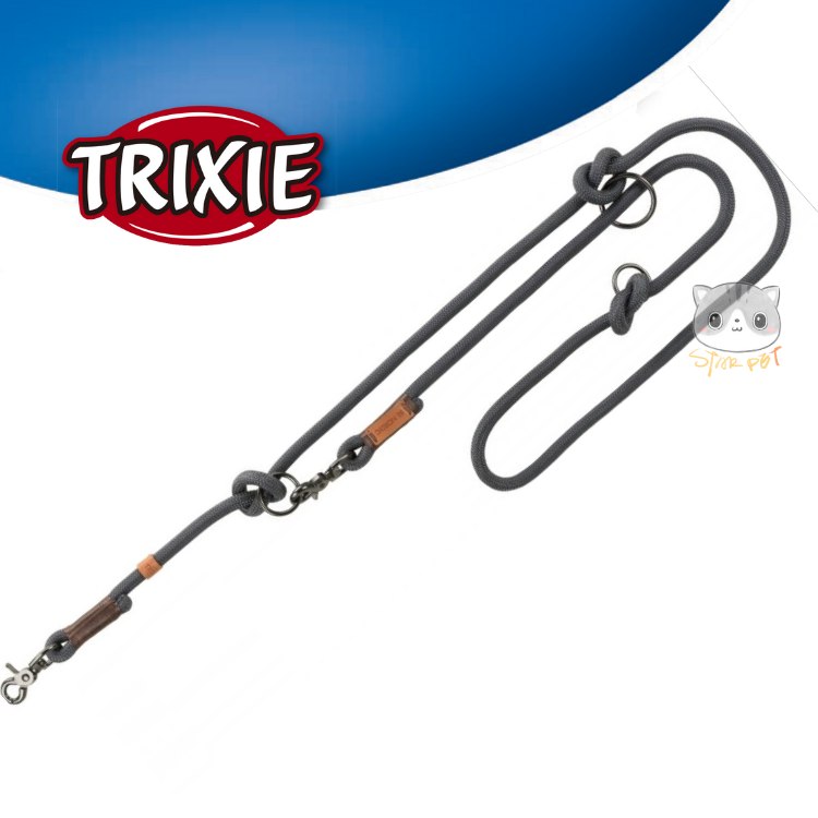 TRIXIE BE NORDIC Adjustable Lead  (Dark Grey) ø8 mm