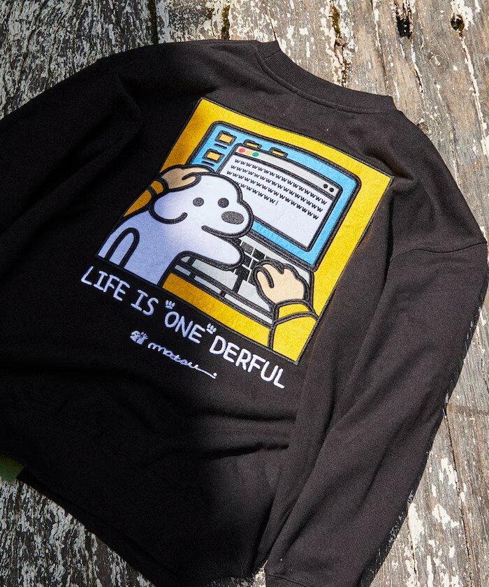 "代購" matsui 24AW 別注 ｢WARNING」 全刺繡大學踢